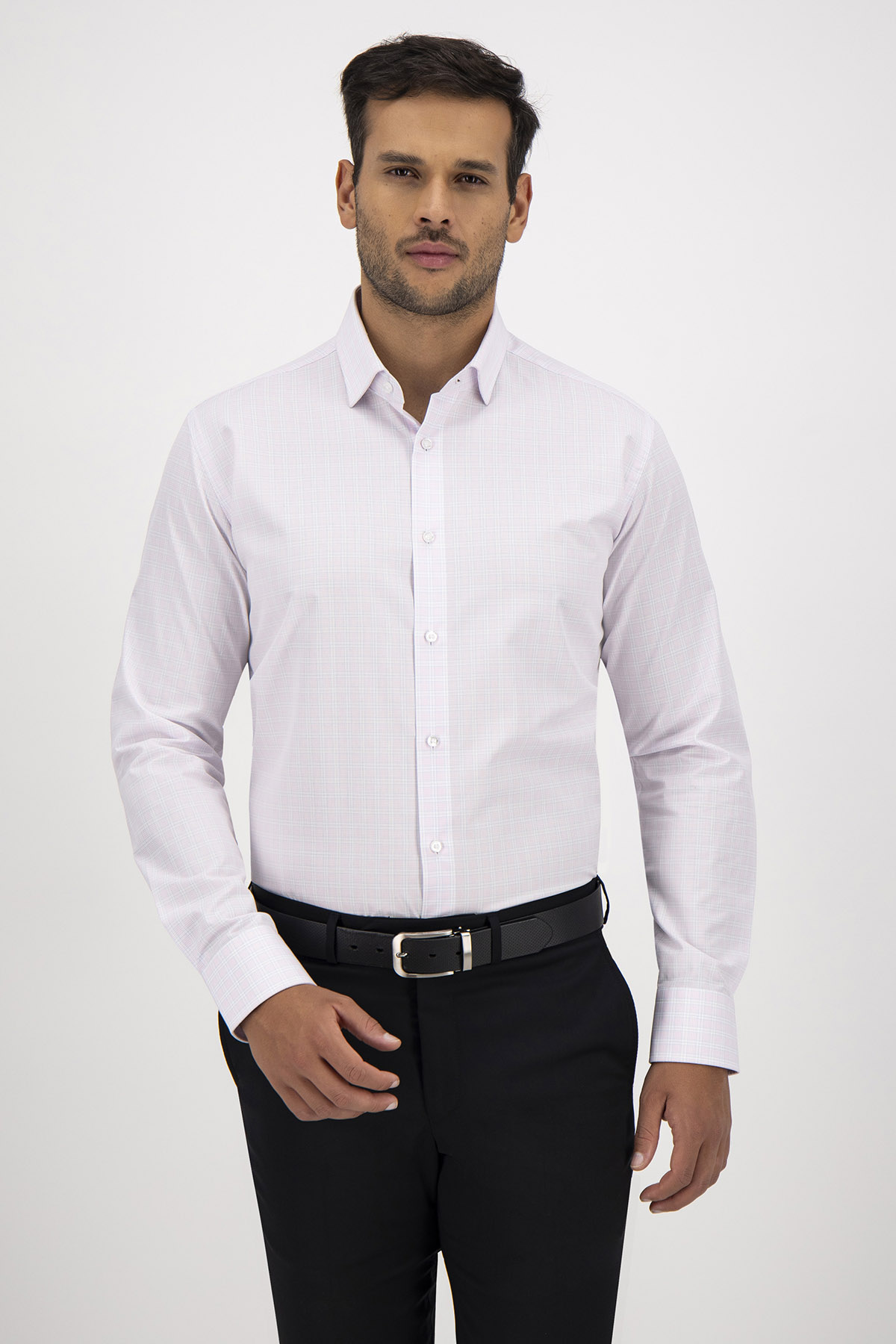 Camisa Vestir Roberts Easy Care Color Blanco Regular Fit