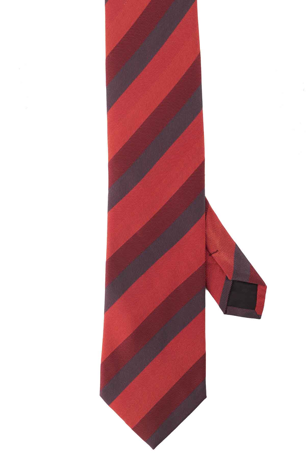 Corbata Calderoni Color Rojo Cereza