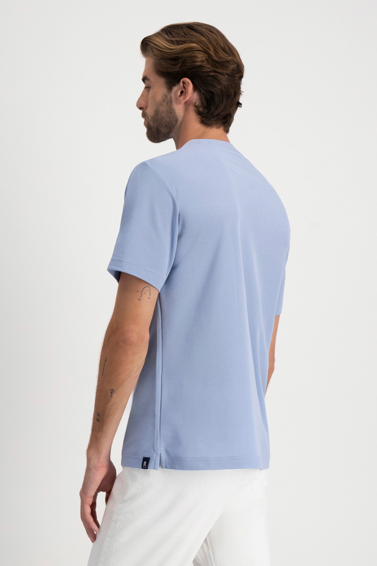 Playera EASY CARE TECHNOLOGY Roberts Color Azul Claro Contemporary Fit