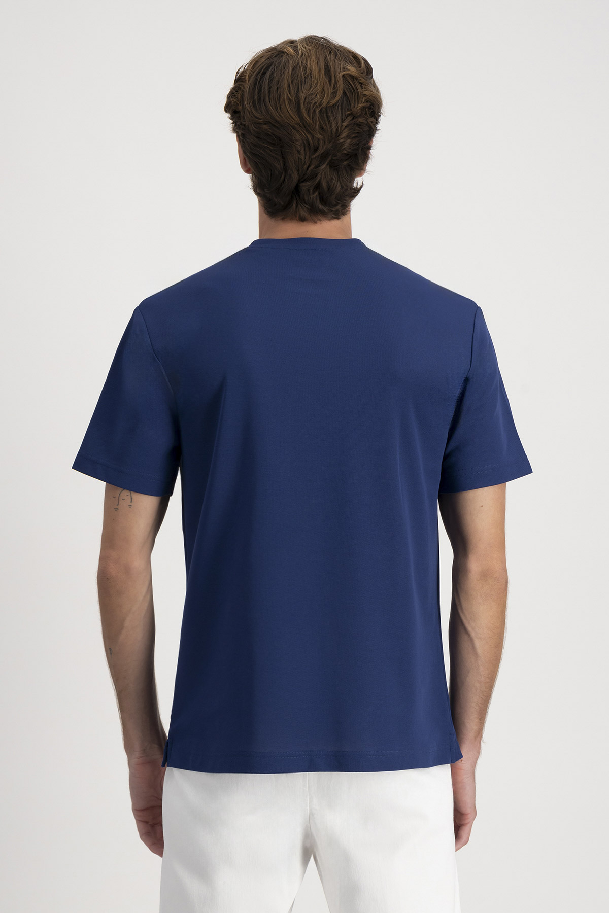 Playera EASY CARE TECHNOLOGY Roberts Color Azul Marino Contemporary Fit