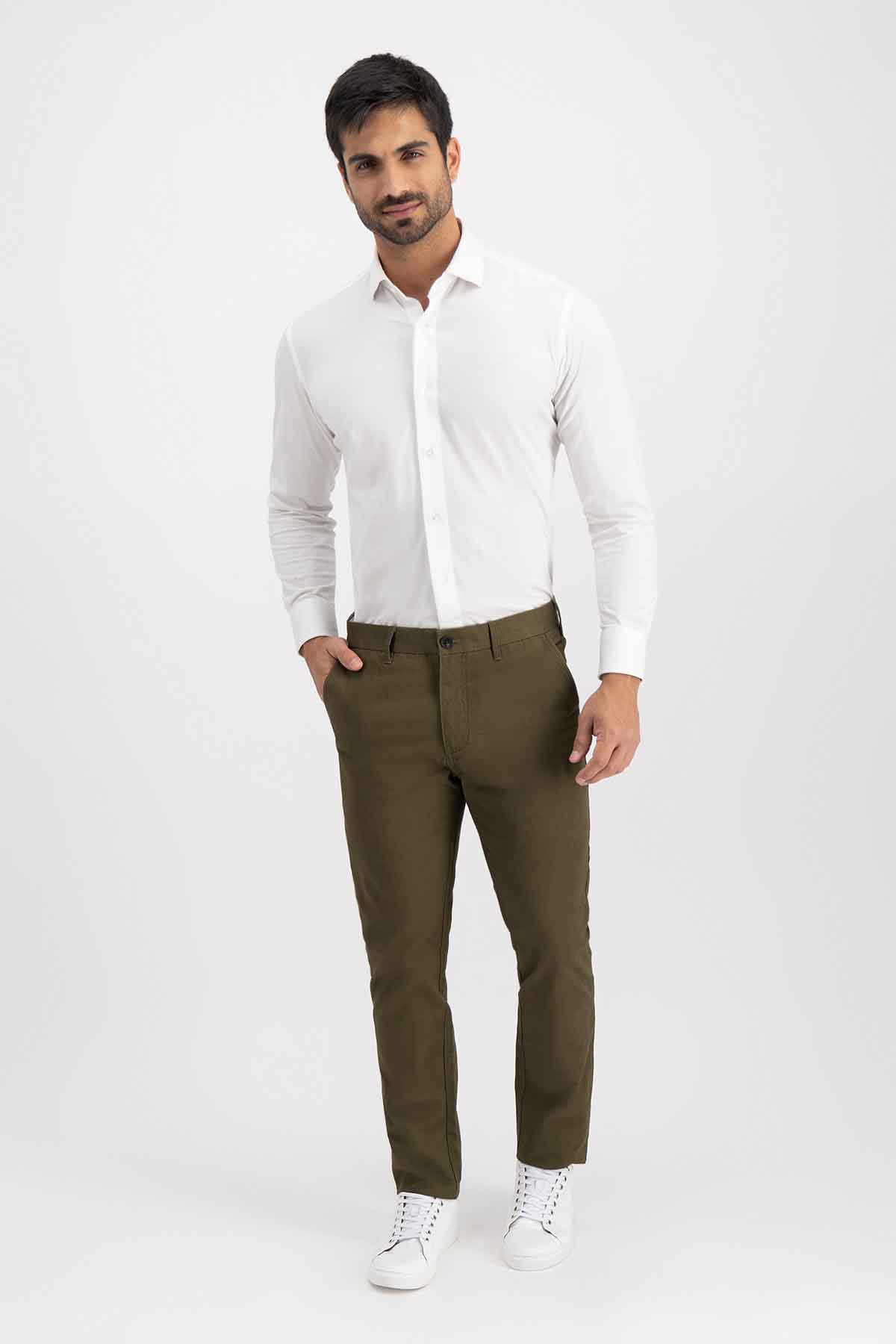 Pantalón Sport Roberts Verde Regular Fit