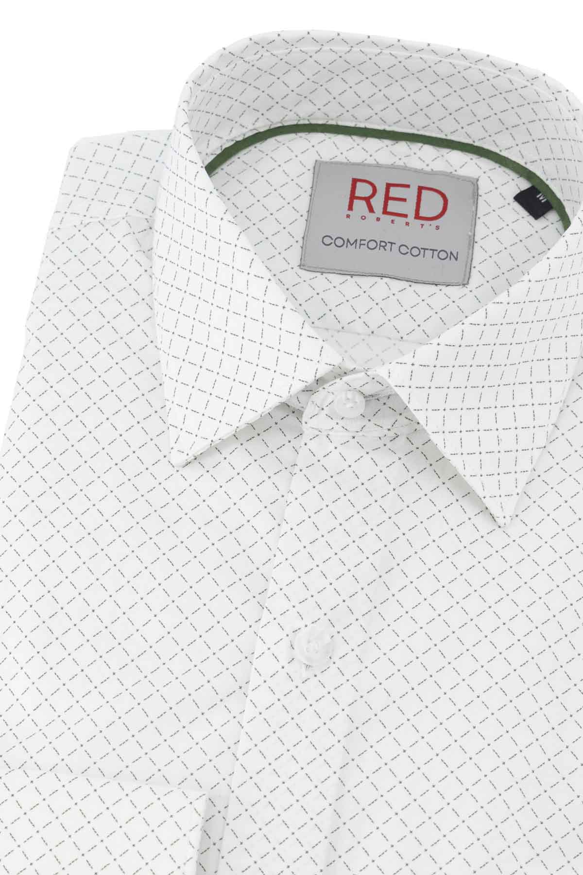 Camisa Comfort Cotton Roberts Red Slim Fit