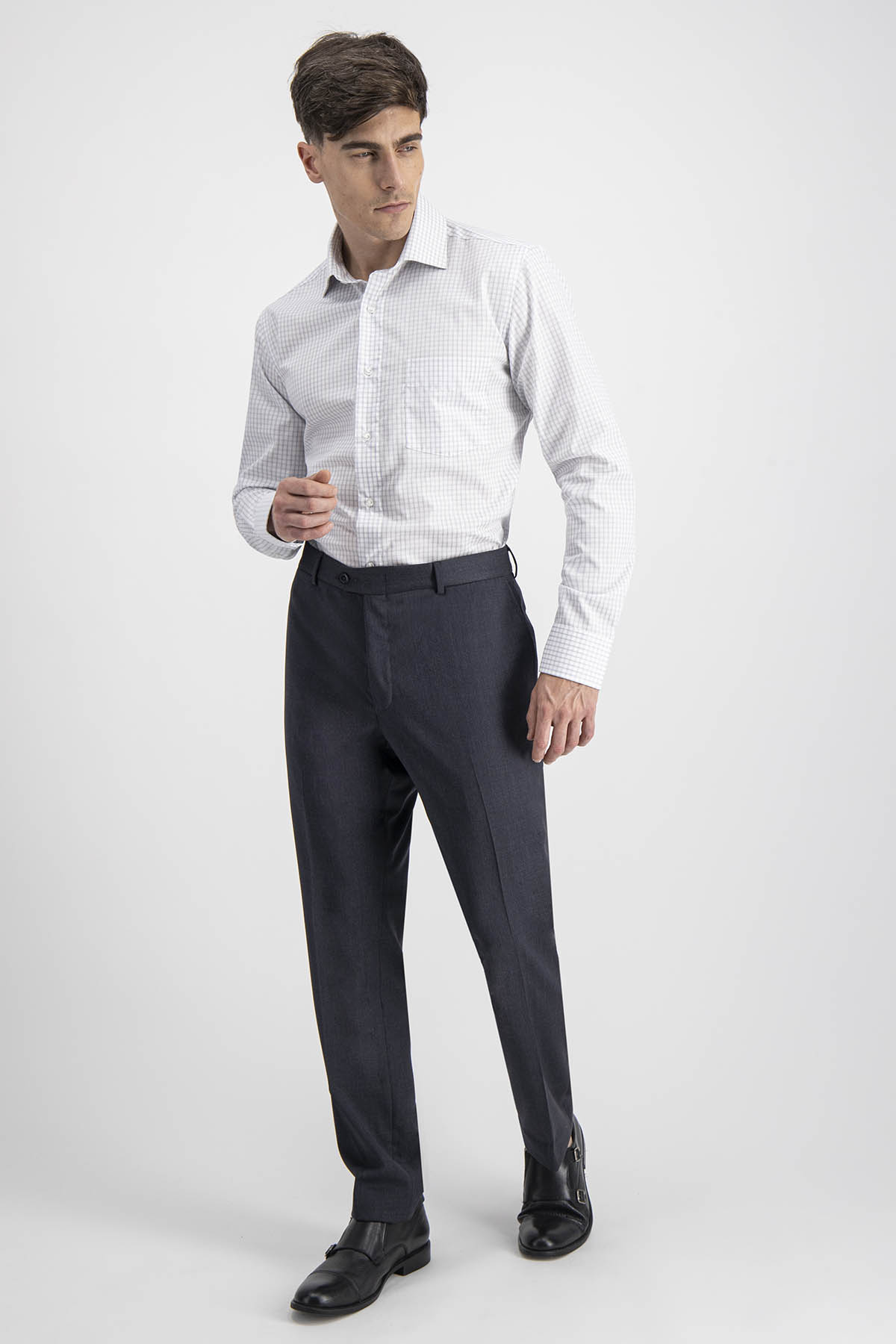 Pantalón Roberts Slim fit Color gris oxford