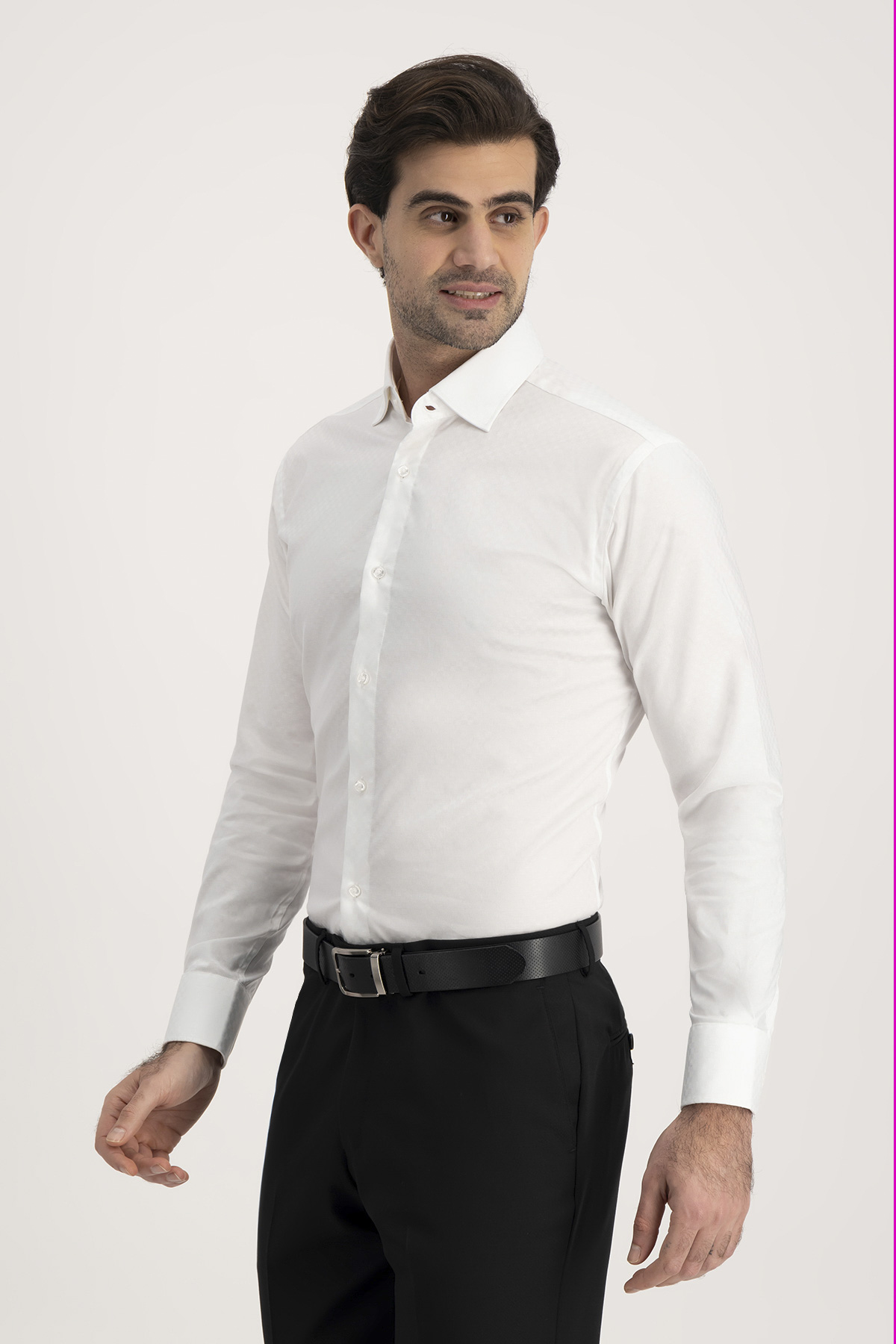 Camisa Formal Roberts Easy Care Color Blanco Slim Fit