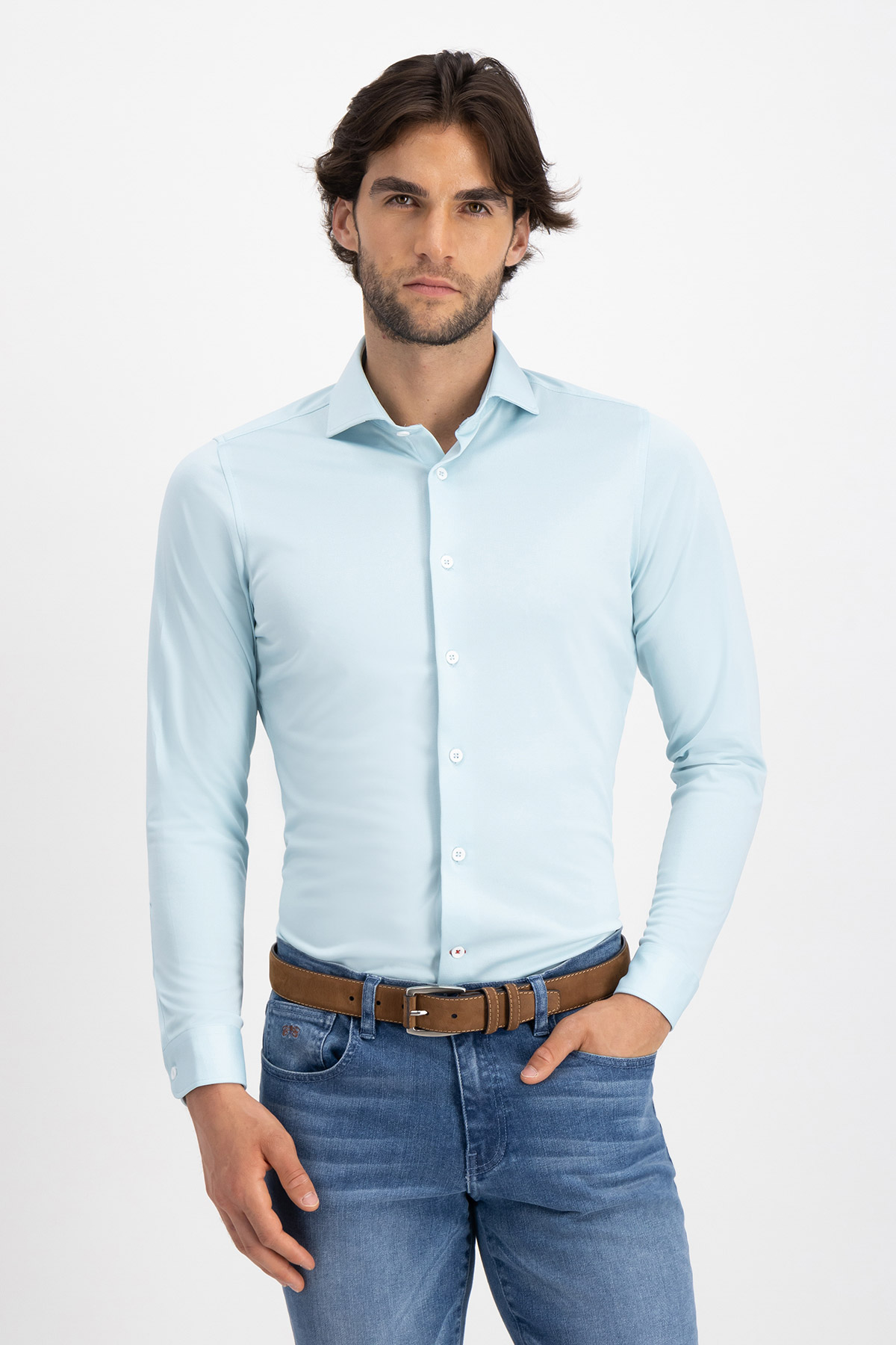 Camisa Roberts Red ANATOMIC AIR Slim fit Color verde