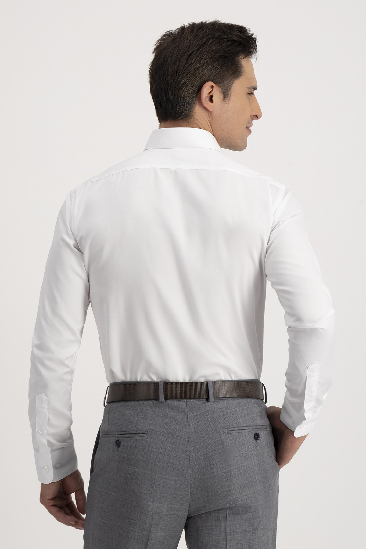 Camisa Formal NON IRON Calderoni Blanco Contemporary Fit