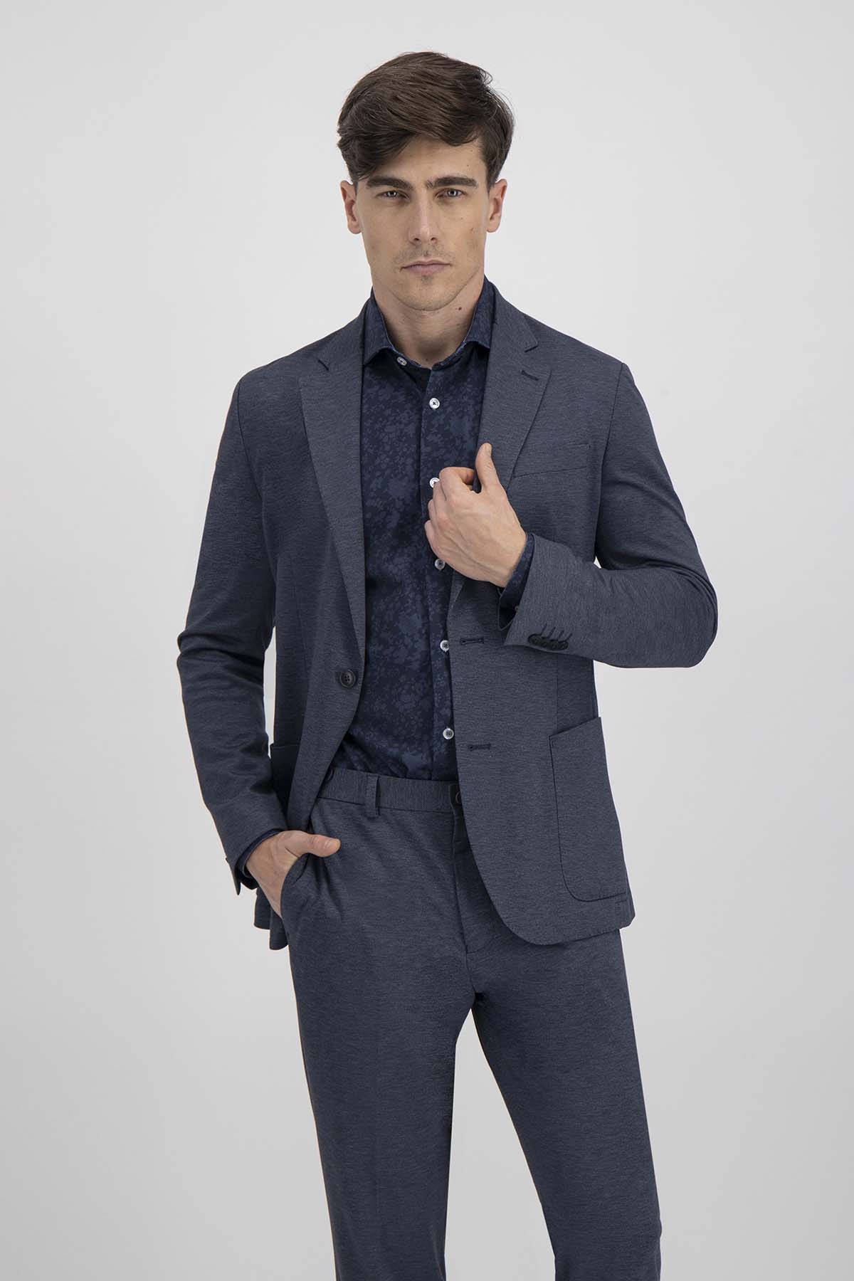 Traje Roberts Red Azul Marino Slim Fit