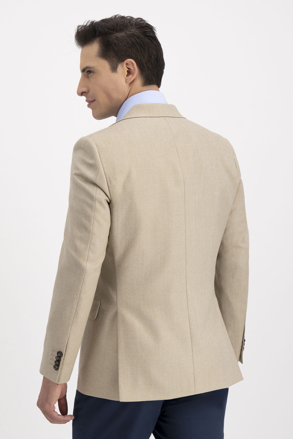 Saco Roberts Beige Slim Fit