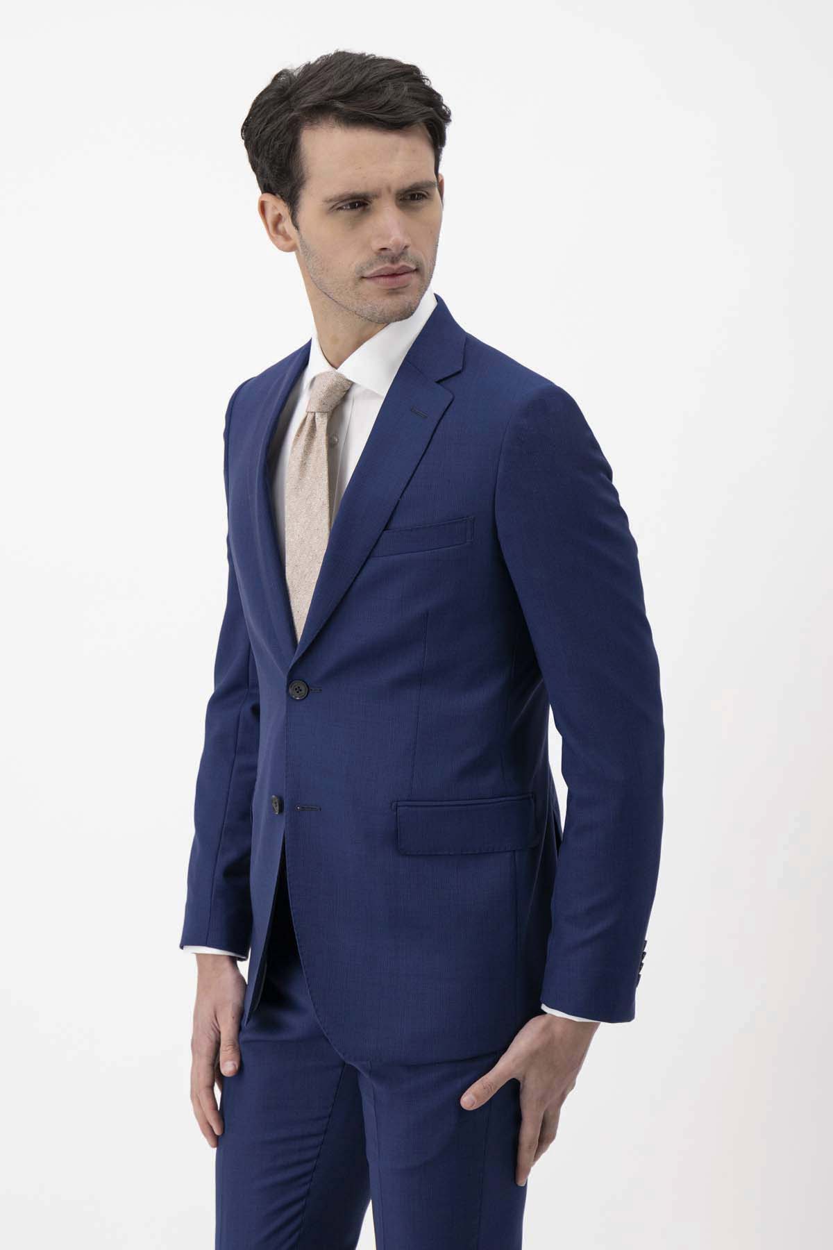 Traje Calderoni Azul Cobalto Slim Fit