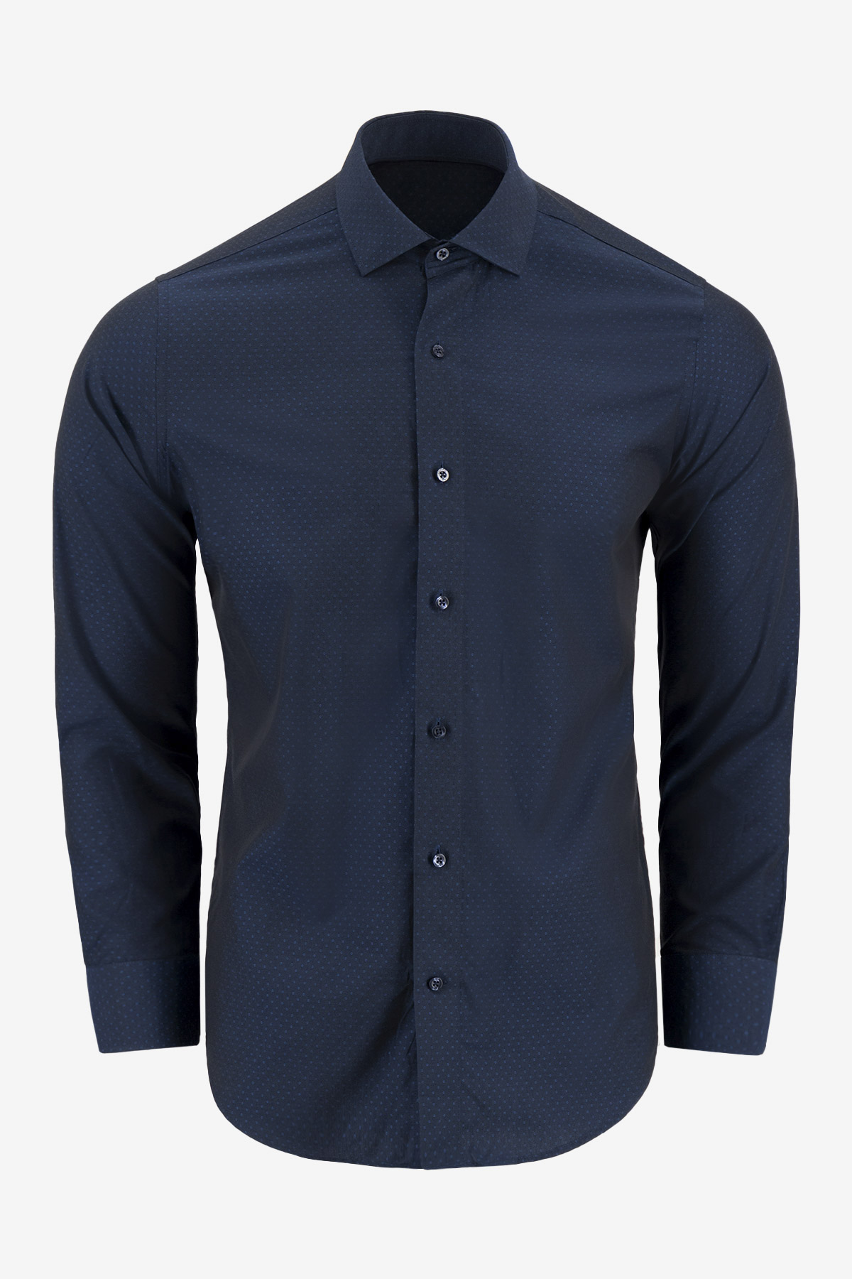 Camisa Formal Incanto Notturno Contemporary Fit Azul Marino