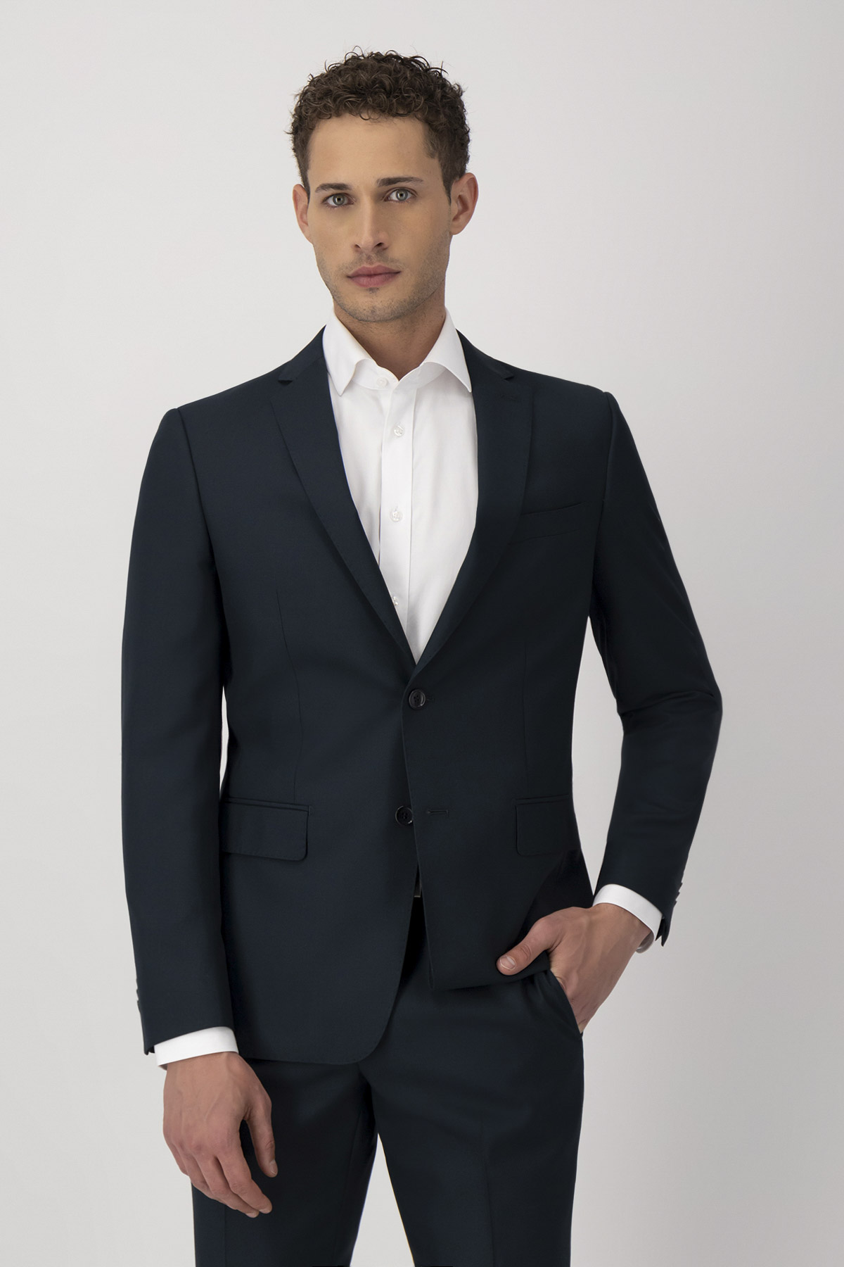 Traje Slim Fit Verde Oscuro