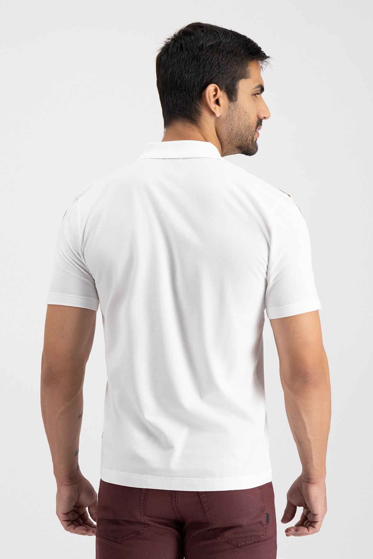 Playera Hugo Boss Regular Fit Blanco