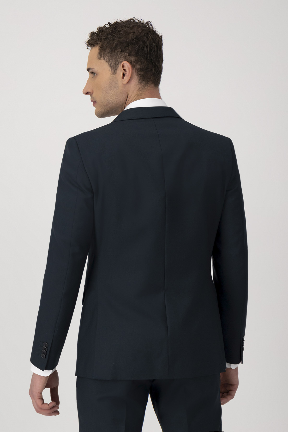 Traje Slim Fit Verde Oscuro