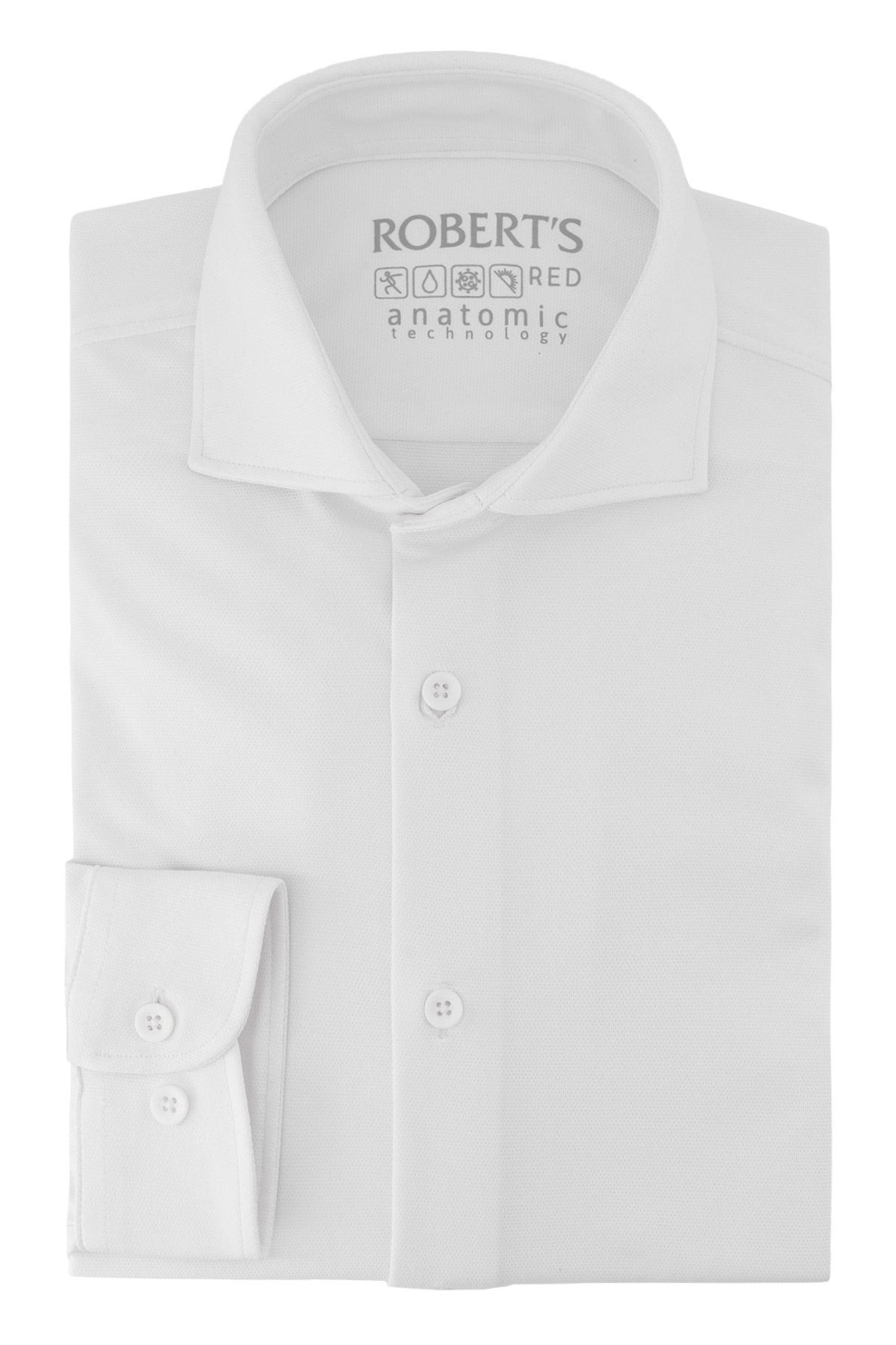 Camisa Roberts Red Anatomic Technology Slim fit Color blanco
