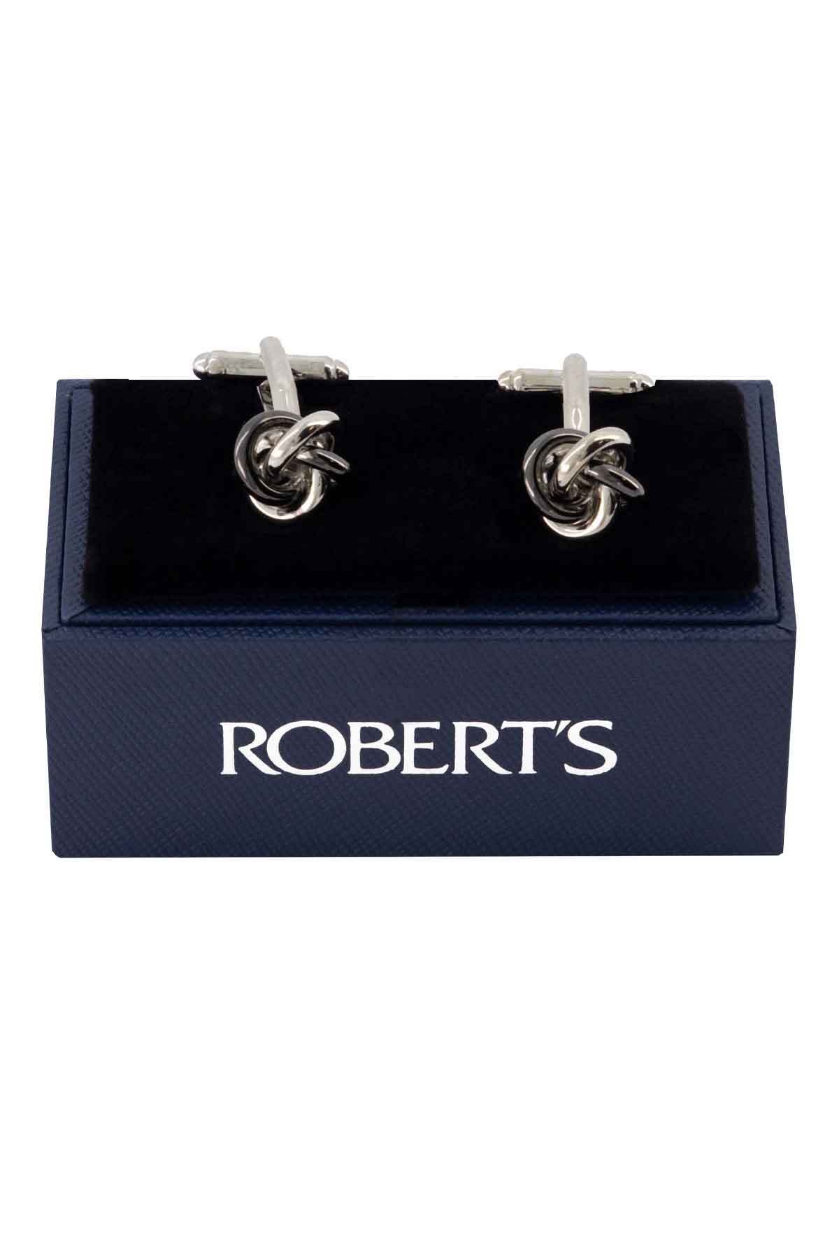 Mancuernillas Roberts Color Gris Acero