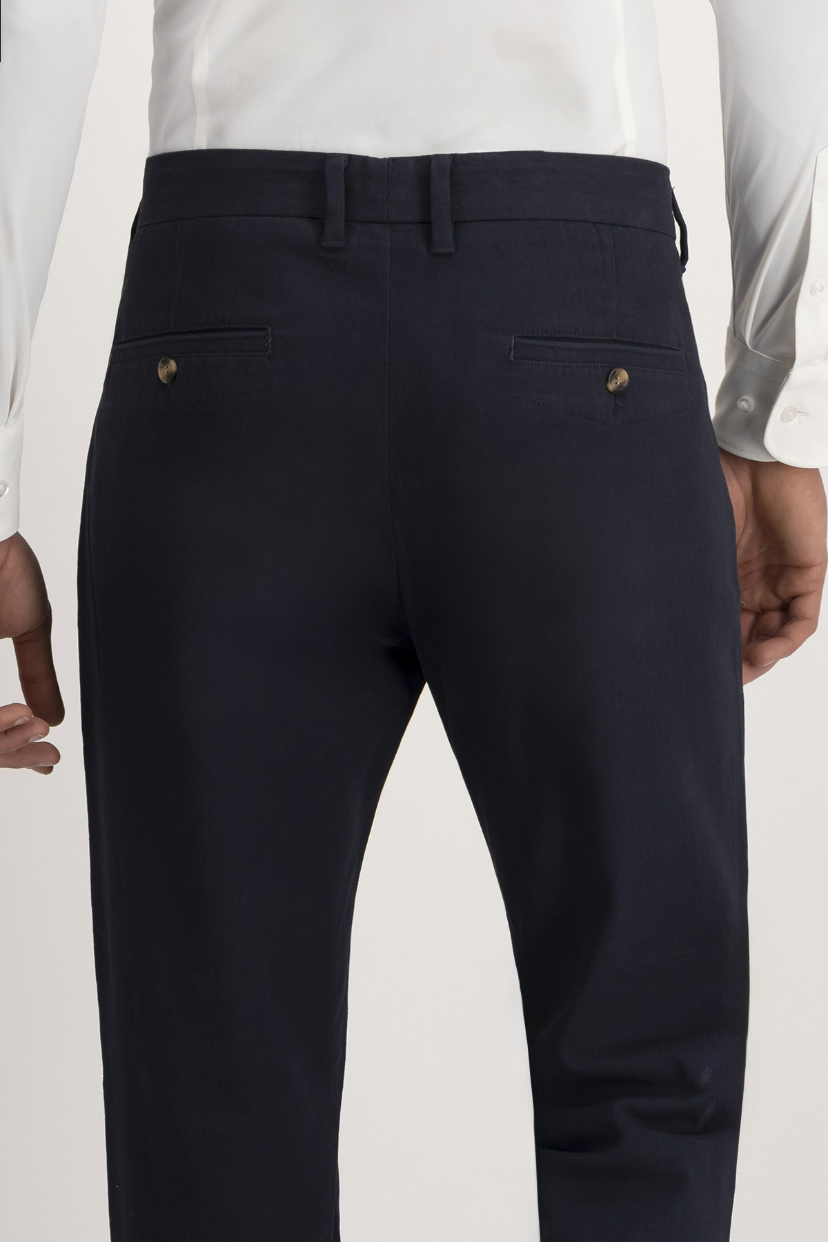 Pantalón Casual Roberts Azul Marino Contemporary Fit