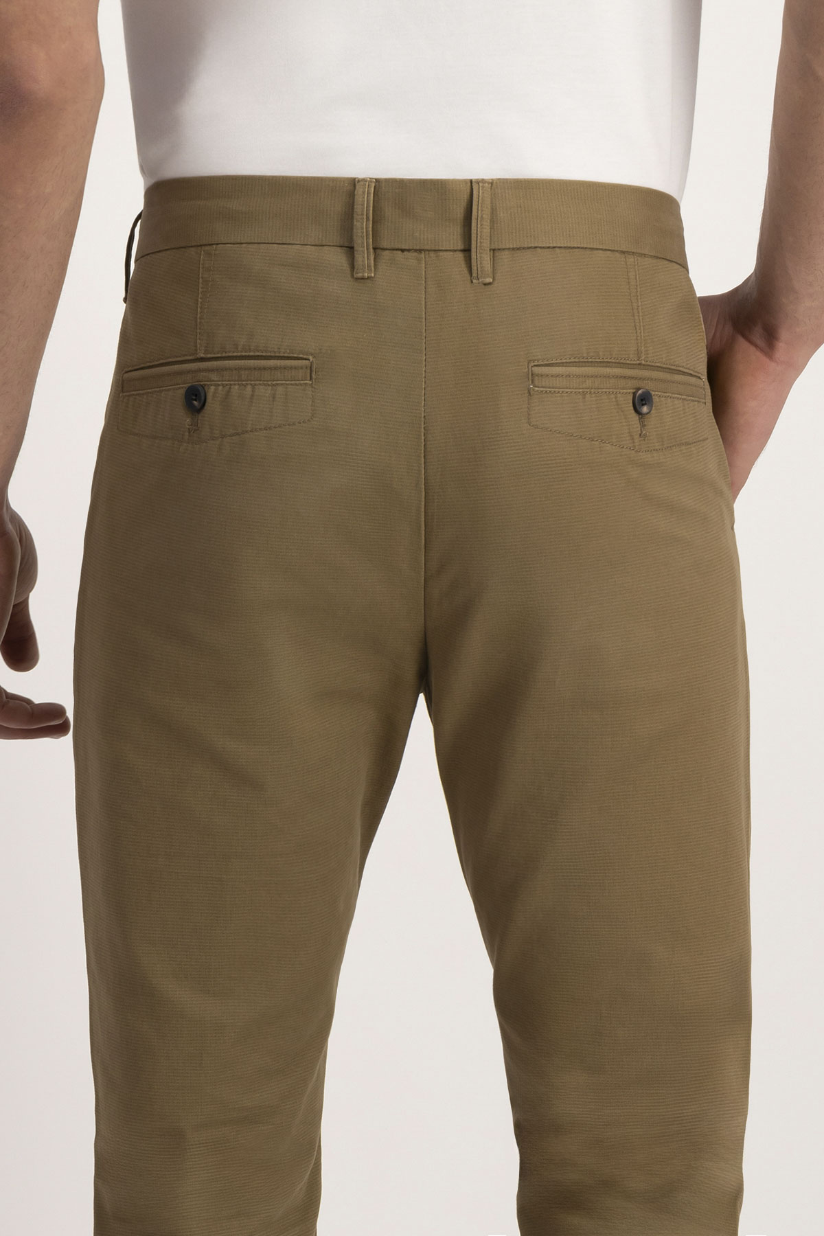 Pantalón Casual Roberts Verde Contemporary Fit