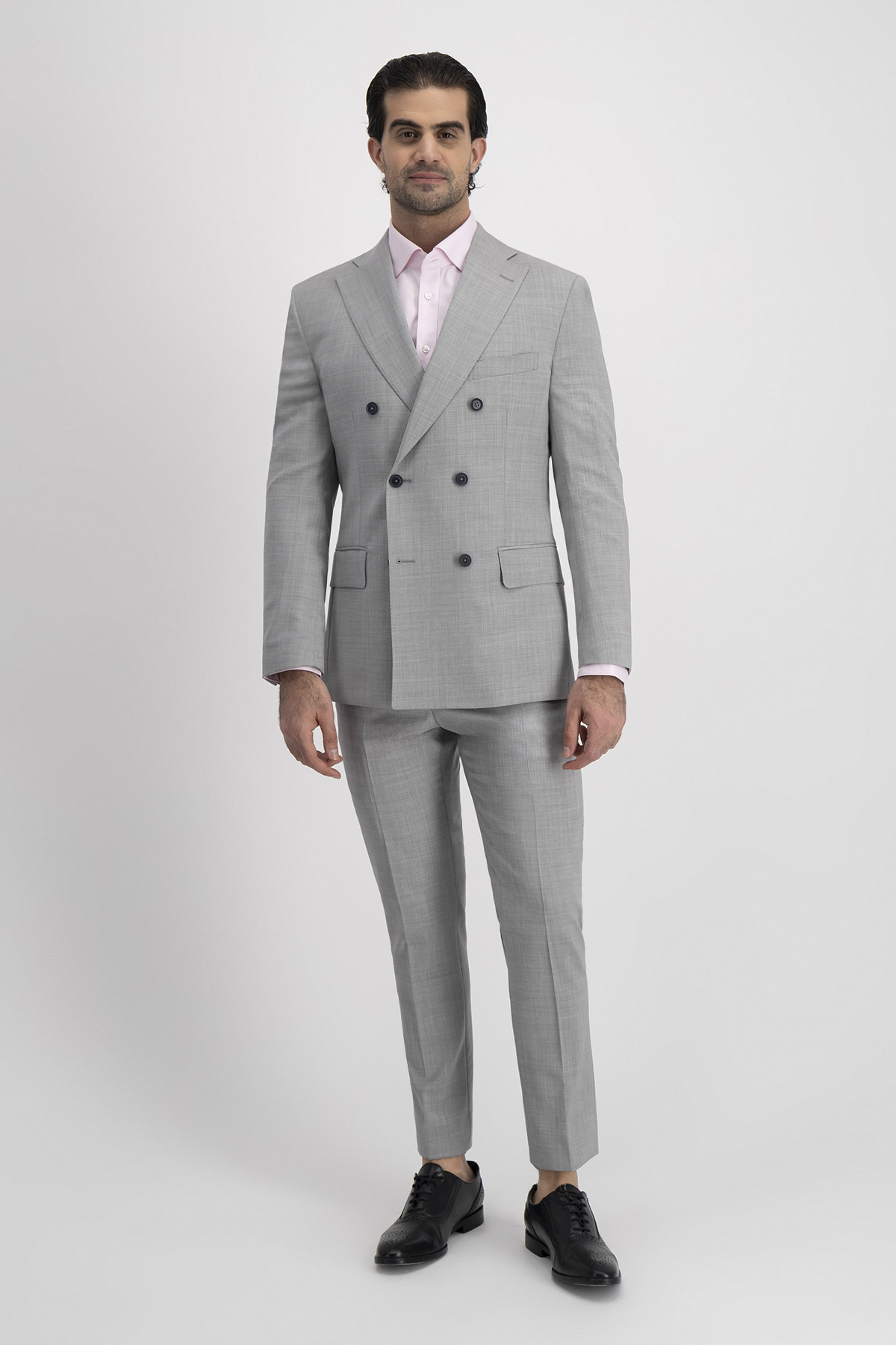 Traje Calderoni Gris Slim Fit