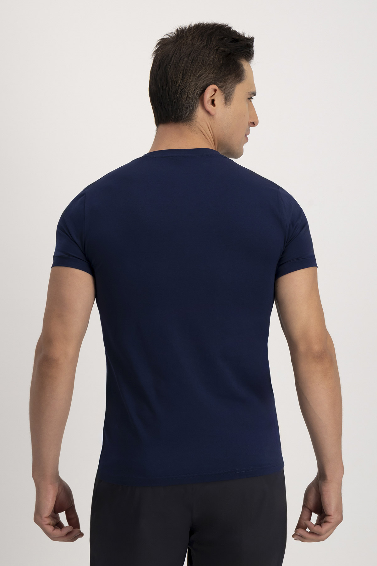 Playera ANATOMIC TECHNOLOGY Roberts Red Azul Marino Slim Fit