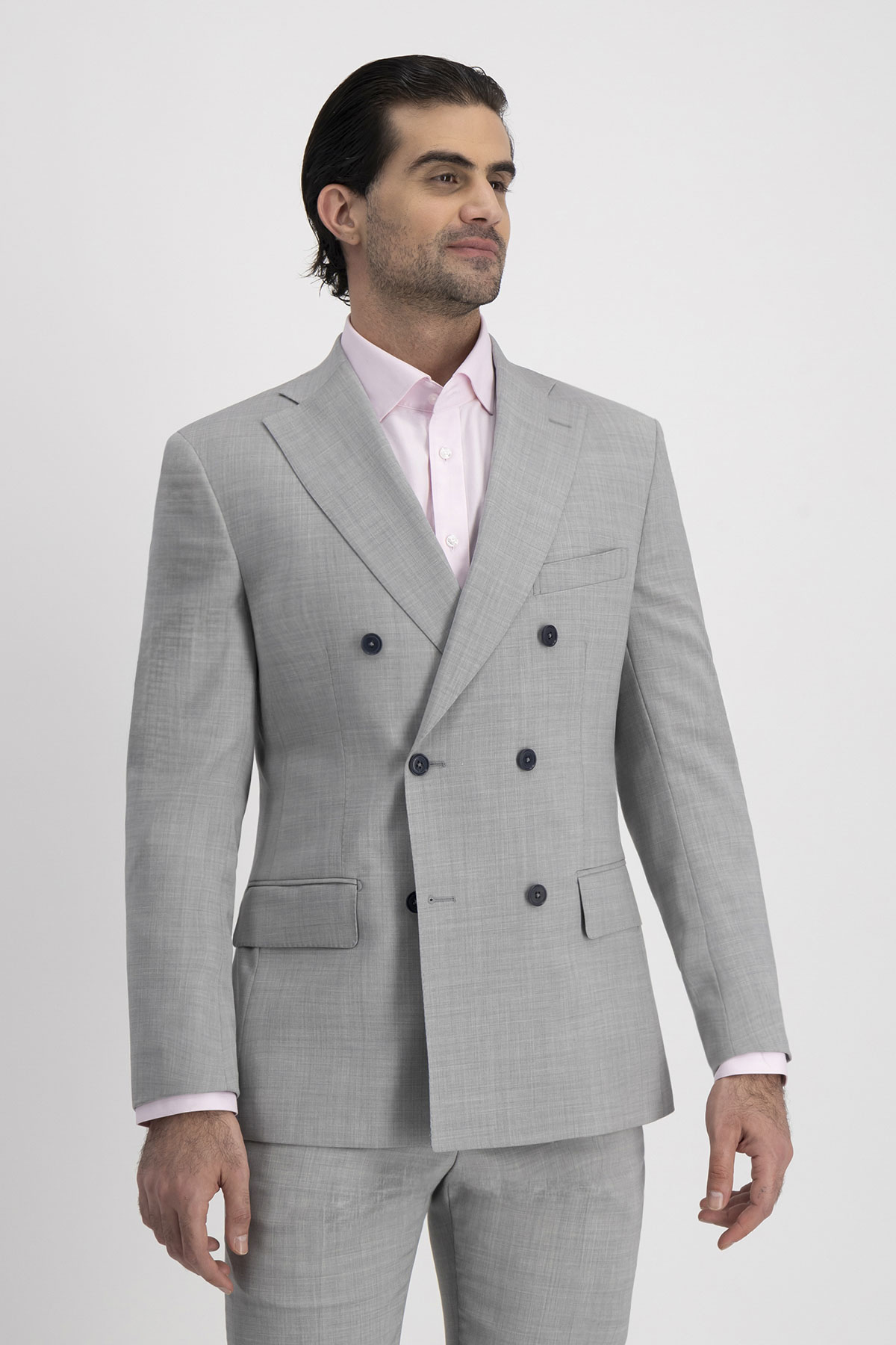 Traje Calderoni Gris Slim Fit