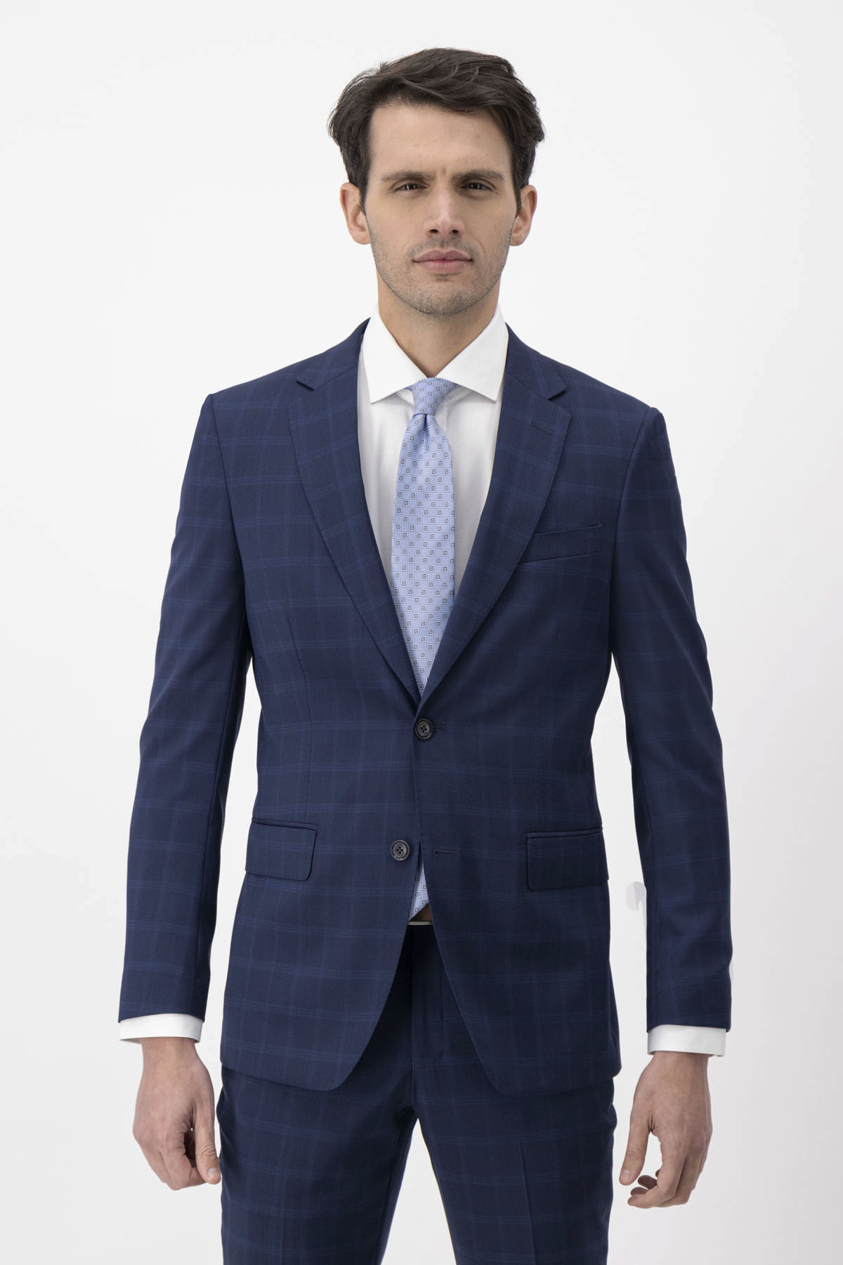 Traje Calderoni Azul Marino Contemporary Fit