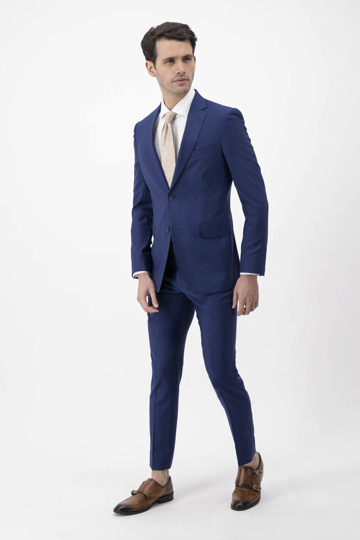 Traje Calderoni Azul Cobalto Slim Fit