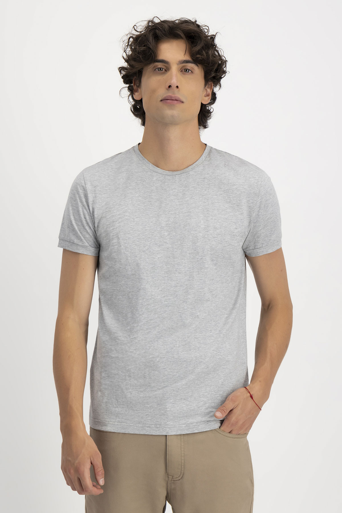 Playera ANATOMIC TECHNOLOGY  Gris Slim Fit