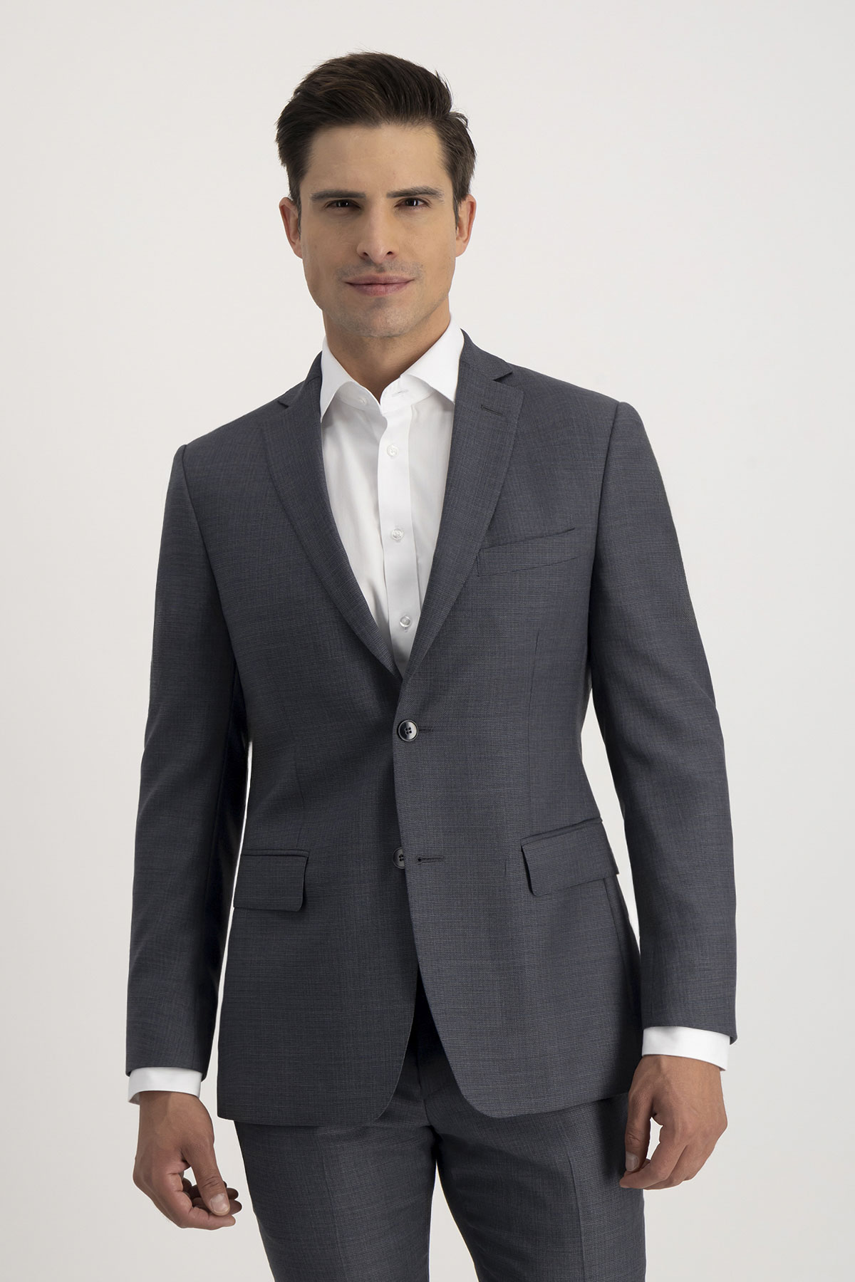 Traje Gris Acero Roberts Slim Fit