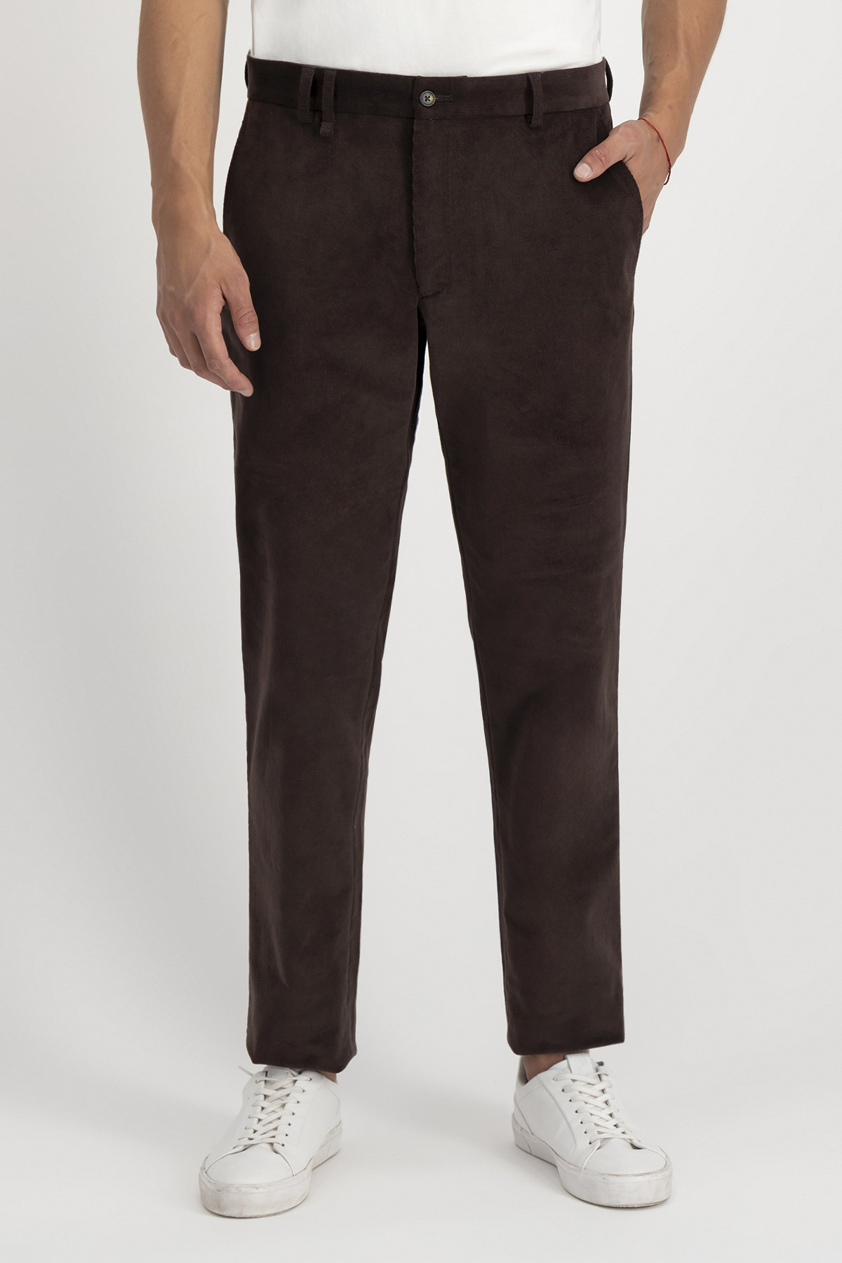 Pantalón Slim Fit Café Obscuro