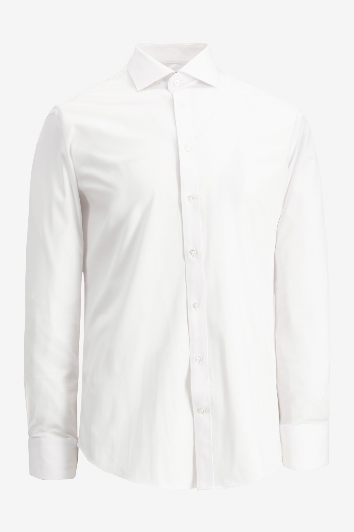 Camisa Formal Silk Protein Contemporary Fit Blanco