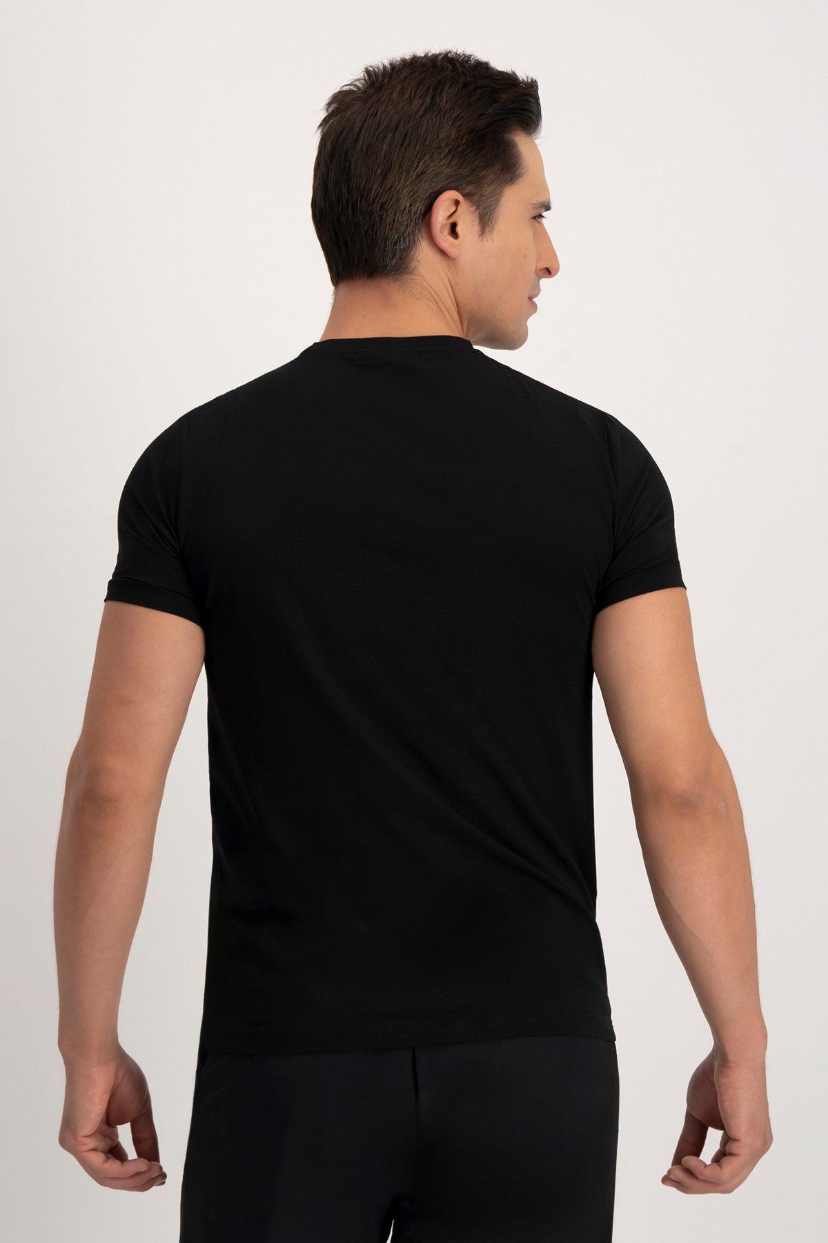 Playera ANATOMIC TECHNOLOGY Roberts Red Negro Slim Fit