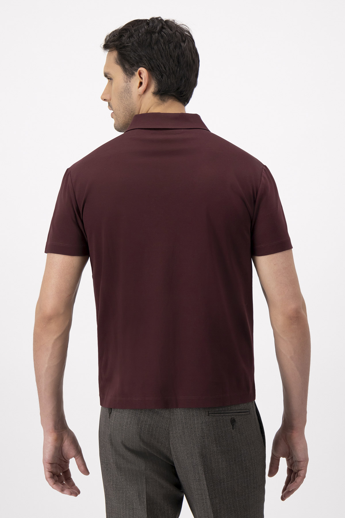 Polo Mercerized Cotton Calderoni Contemporary Fit