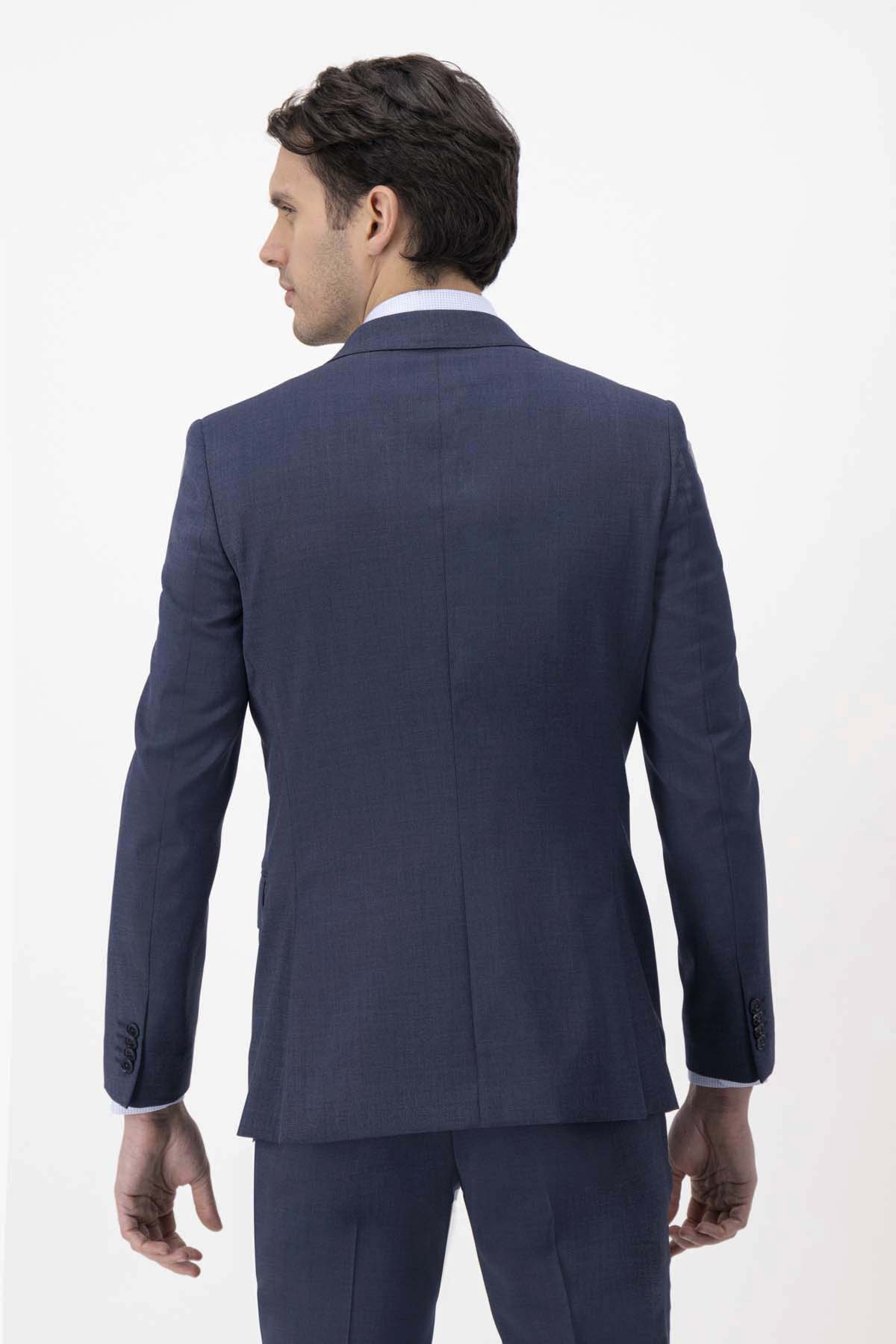 Traje Calderoni Azul Marino Contemporary Fit