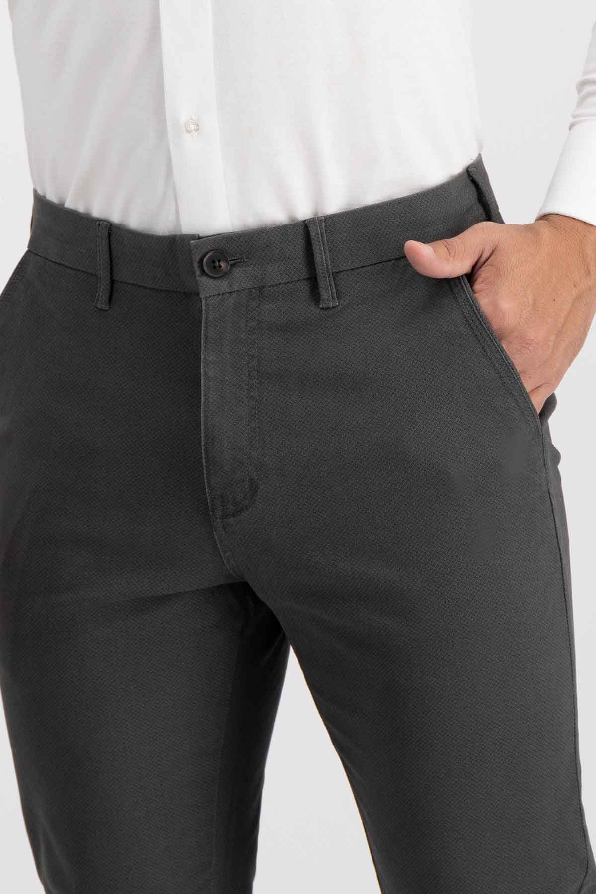 Pantalón Chino Roberts Gris Regular Fit