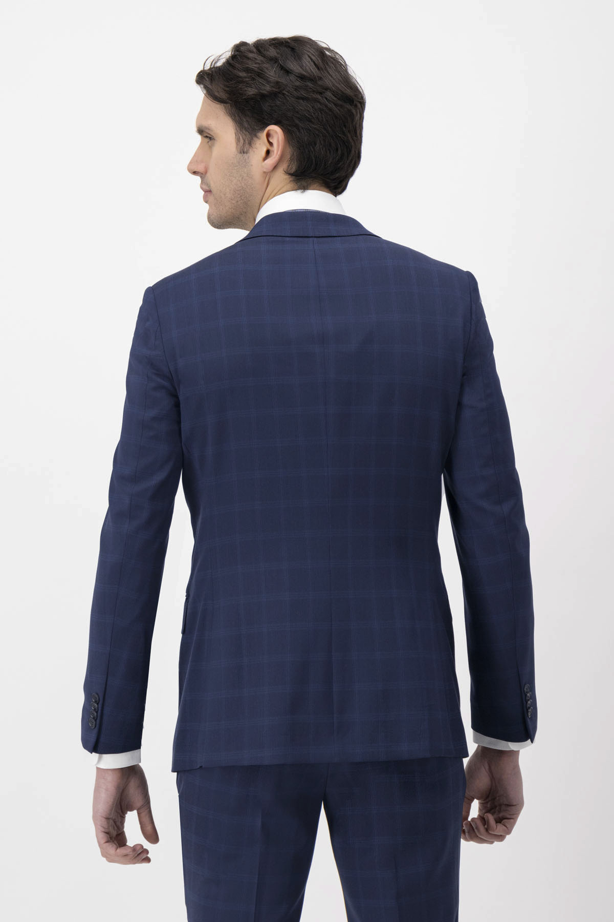 Traje Calderoni Azul Marino Contemporary Fit