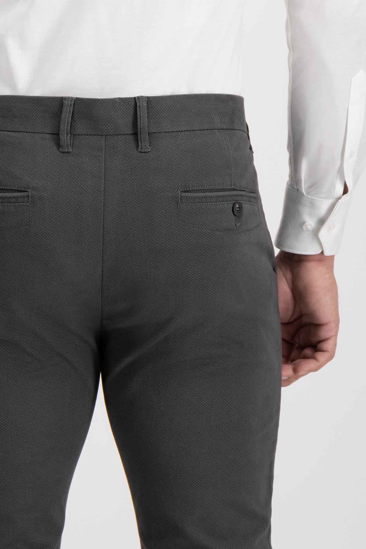 Pantalón Chino Roberts Gris Regular Fit