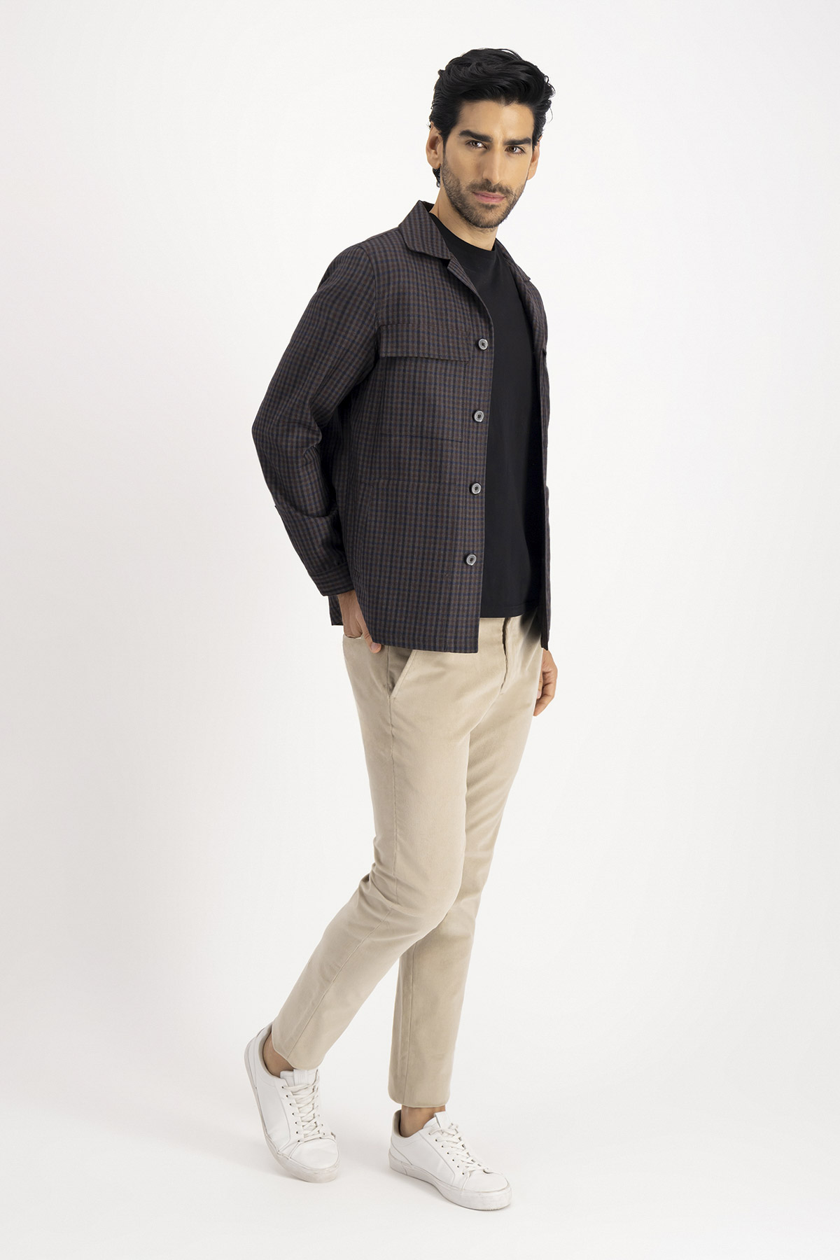 Pantalón Casual Slim Fit Beige