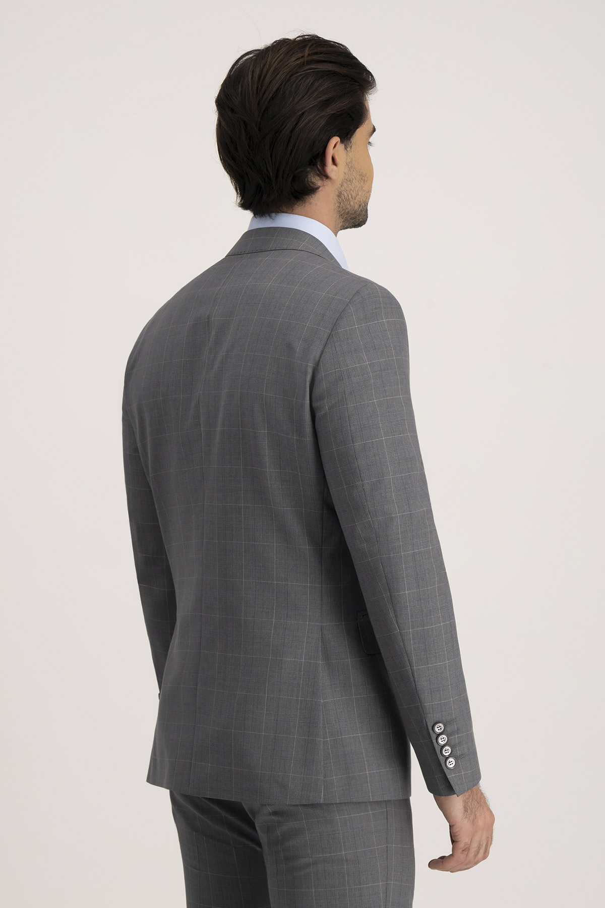 Traje Roberts Gris Oxford Contemporary Fit