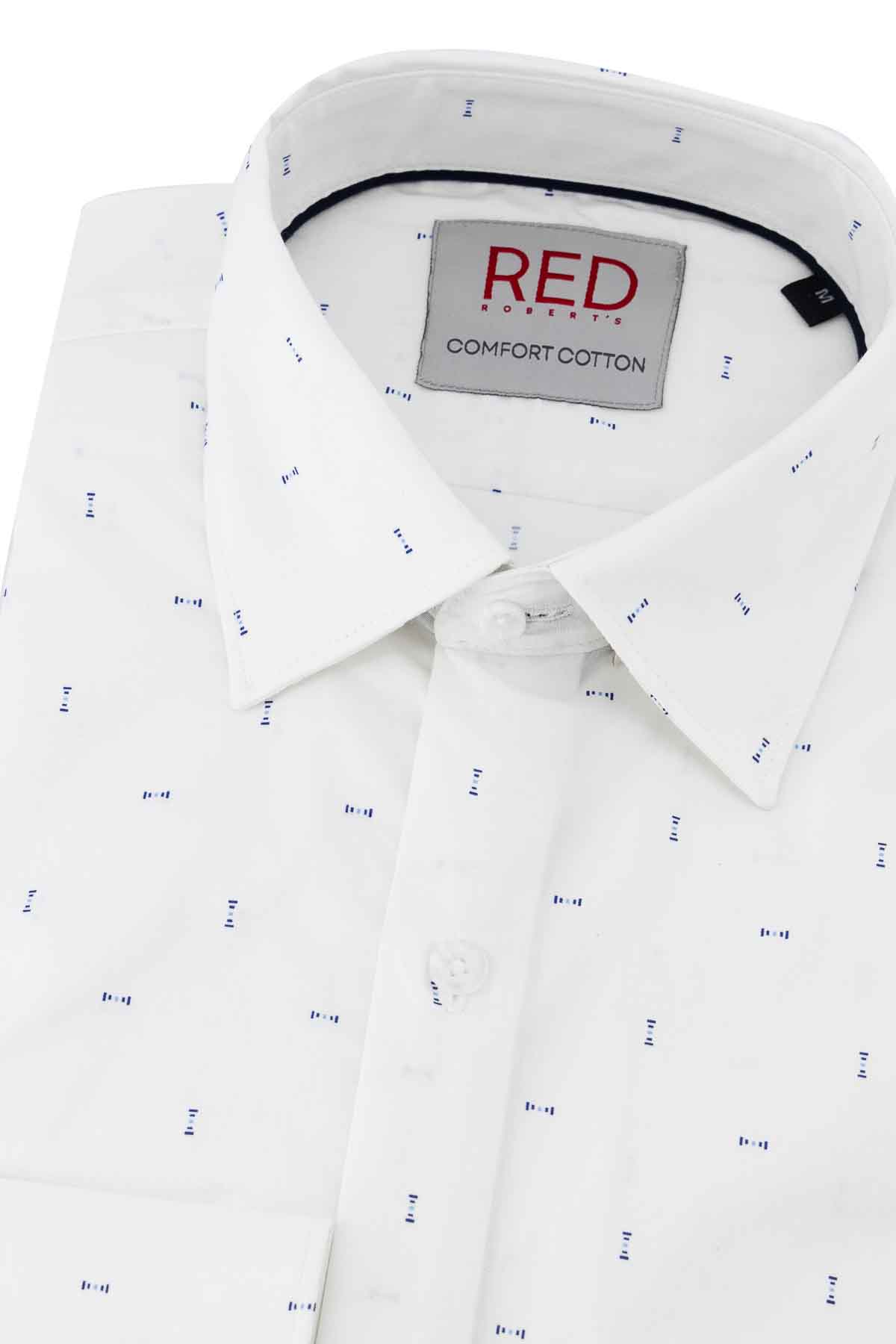 Camisa Comfort Cotton Roberts Red Slim Fit