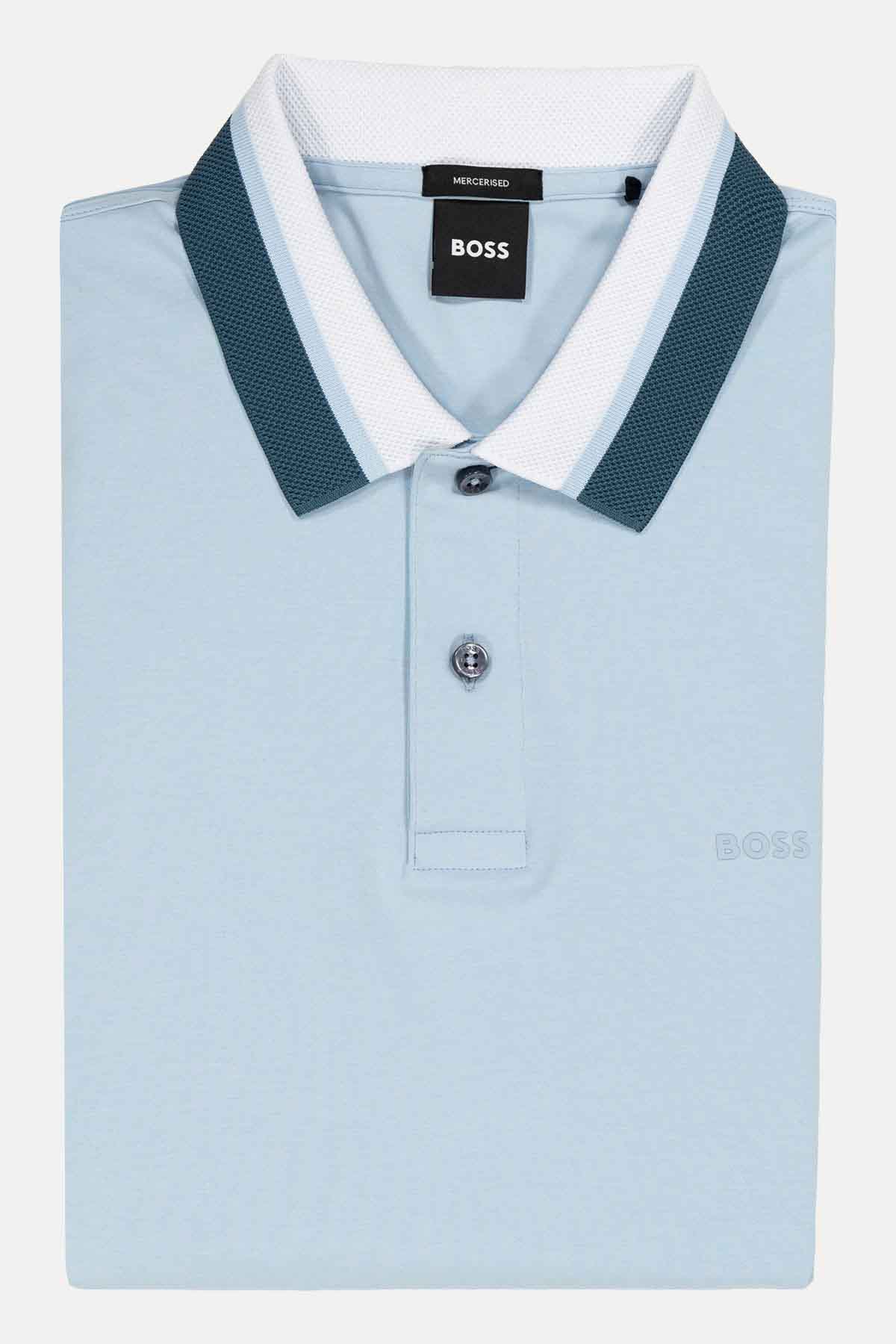 Polo Hugo Boss Azul Claro Regular Fit