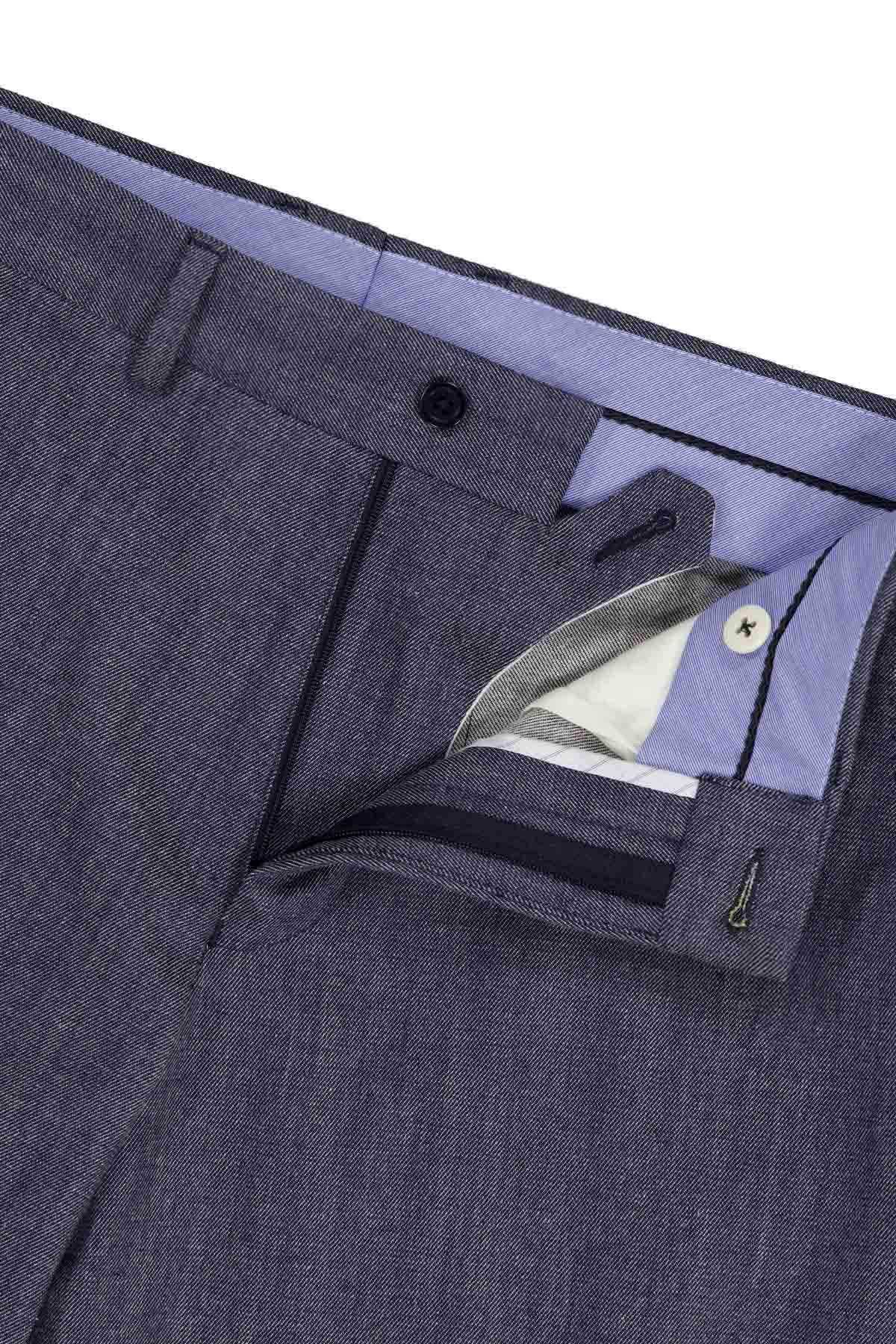 Pantalón Formal Calderoni Azul Marino Slim Fit