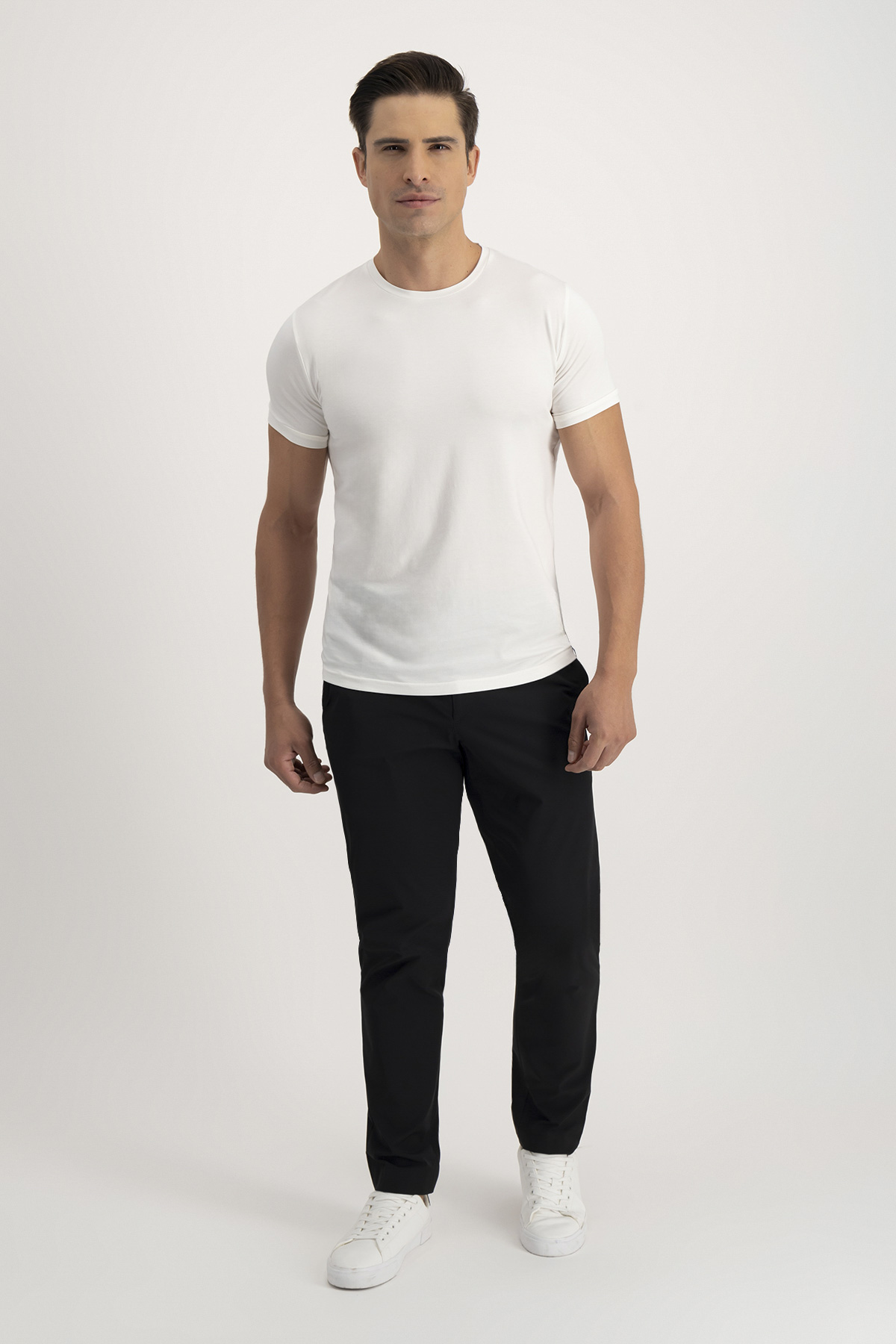 Playera ANATOMIC TECHNOLOGY Roberts Red Blanco Slim Fit