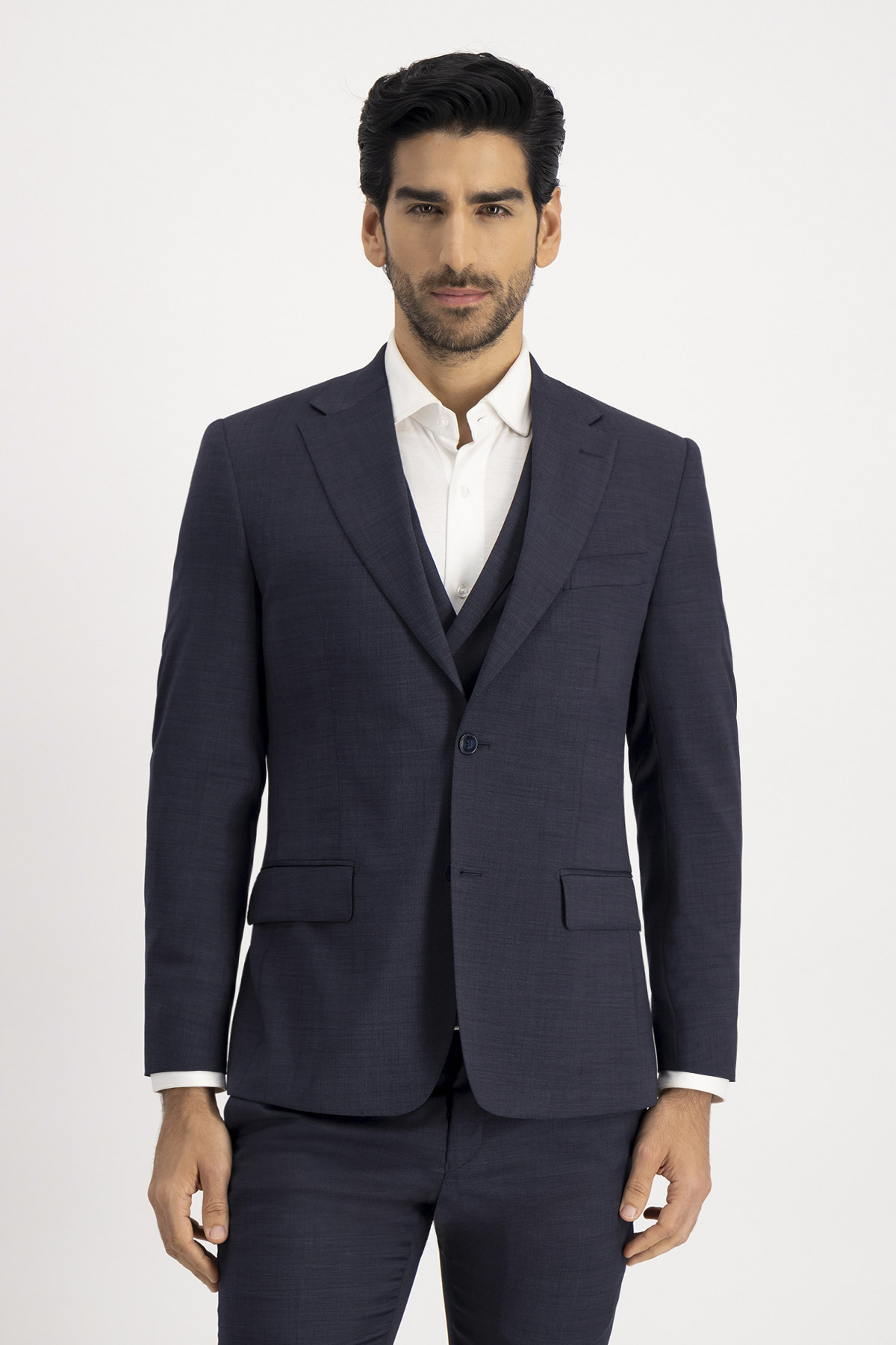 Traje Trío Slim Fit Azul Marino