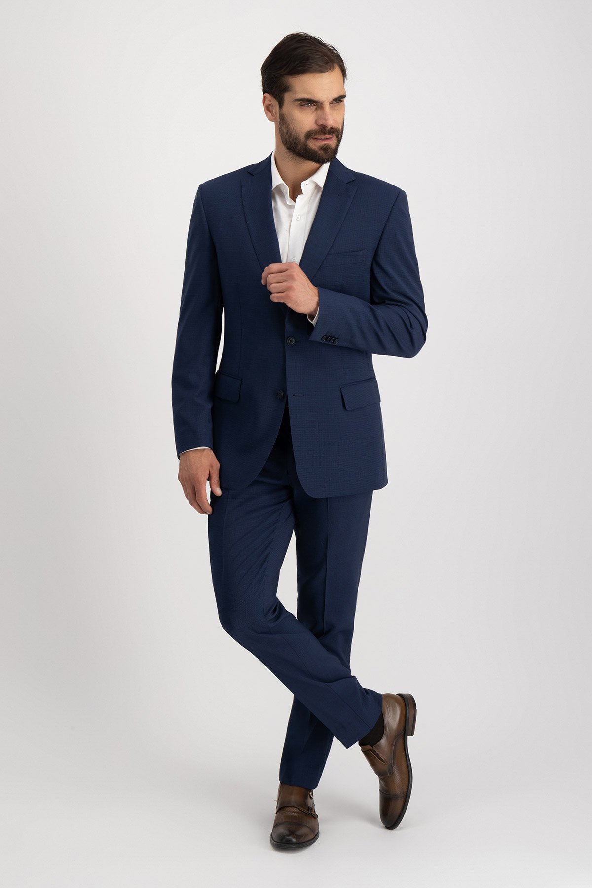 Traje Azul Marino Calderoni Slim Fit