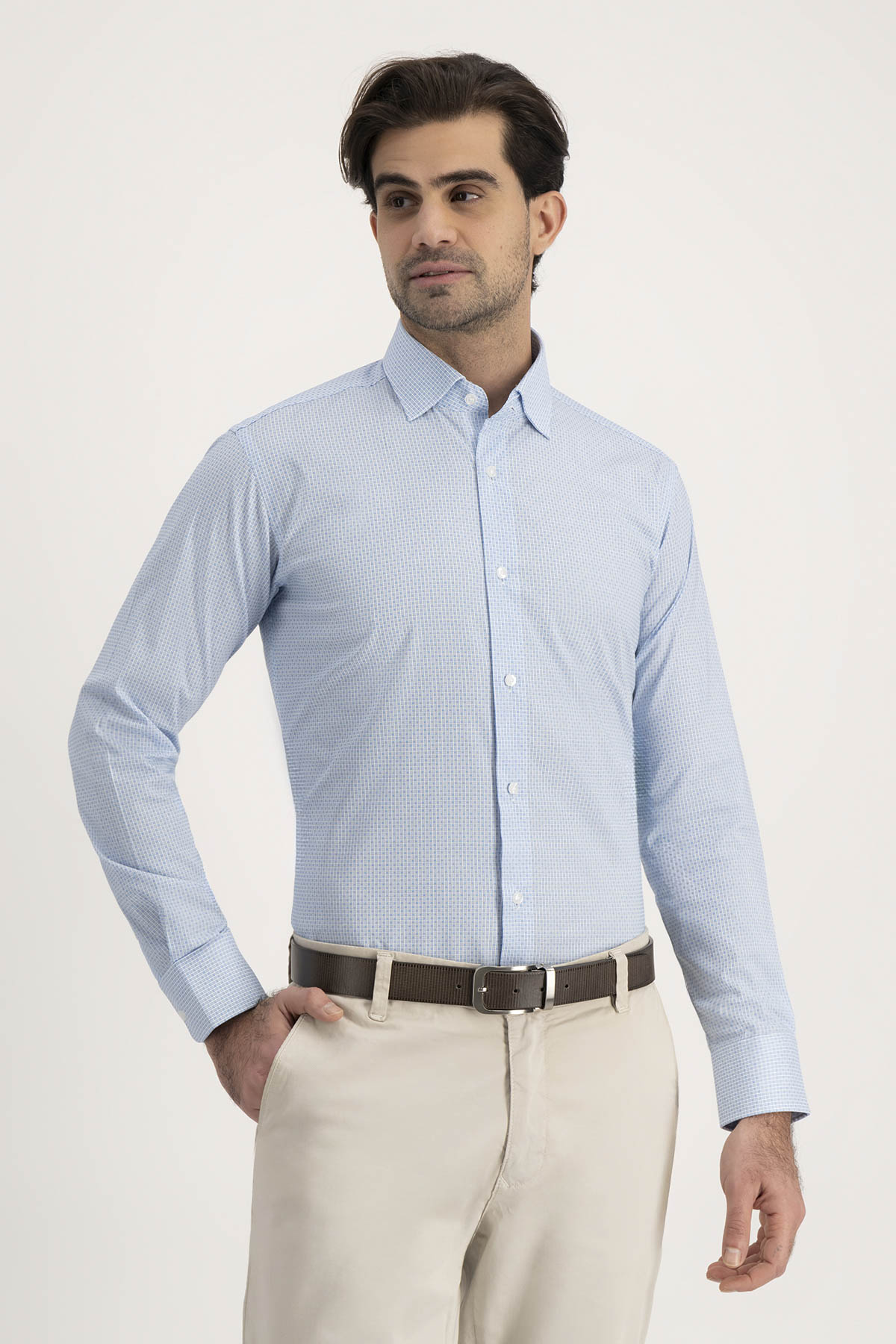 Camisa Formal Roberts Easy Care Color Azul