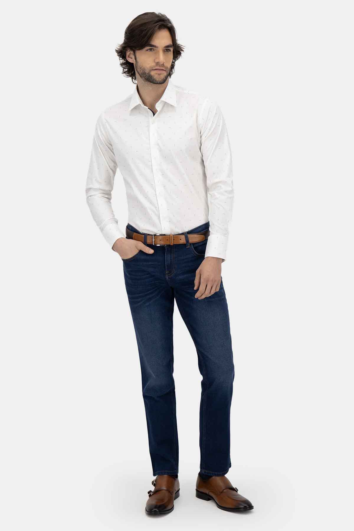 Camisa Comfort Cotton Roberts Red Slim Fit