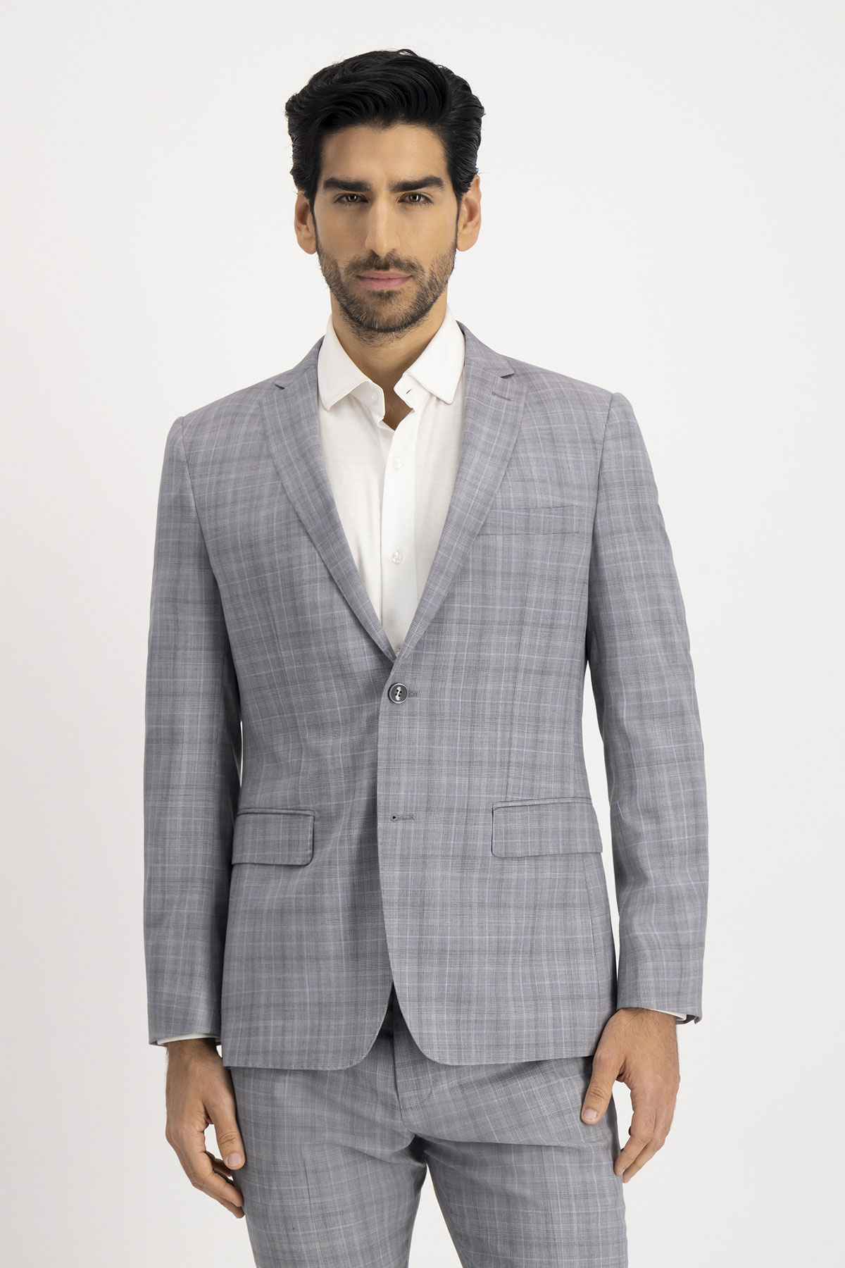 Traje Slim Fit Gris