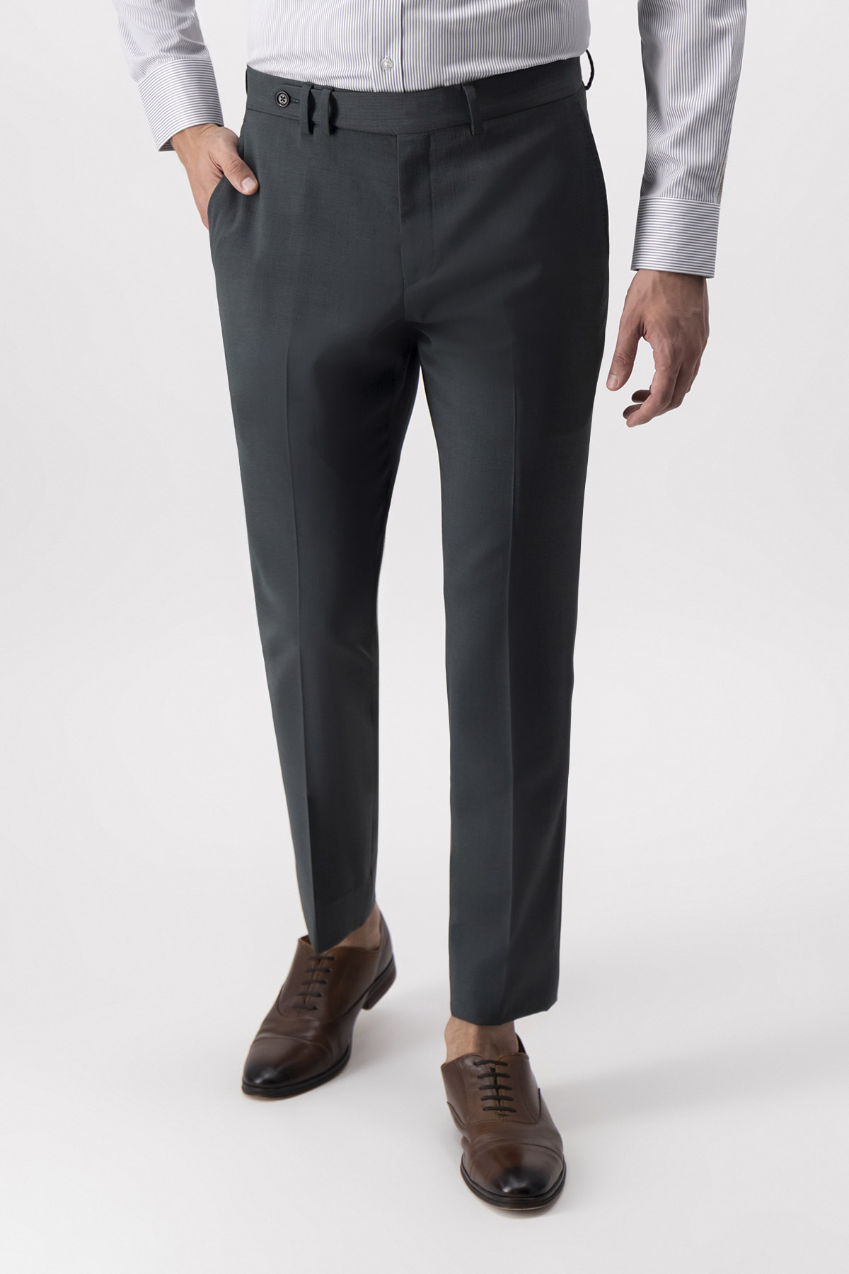 Pantalón Formal Slim Fit Verde