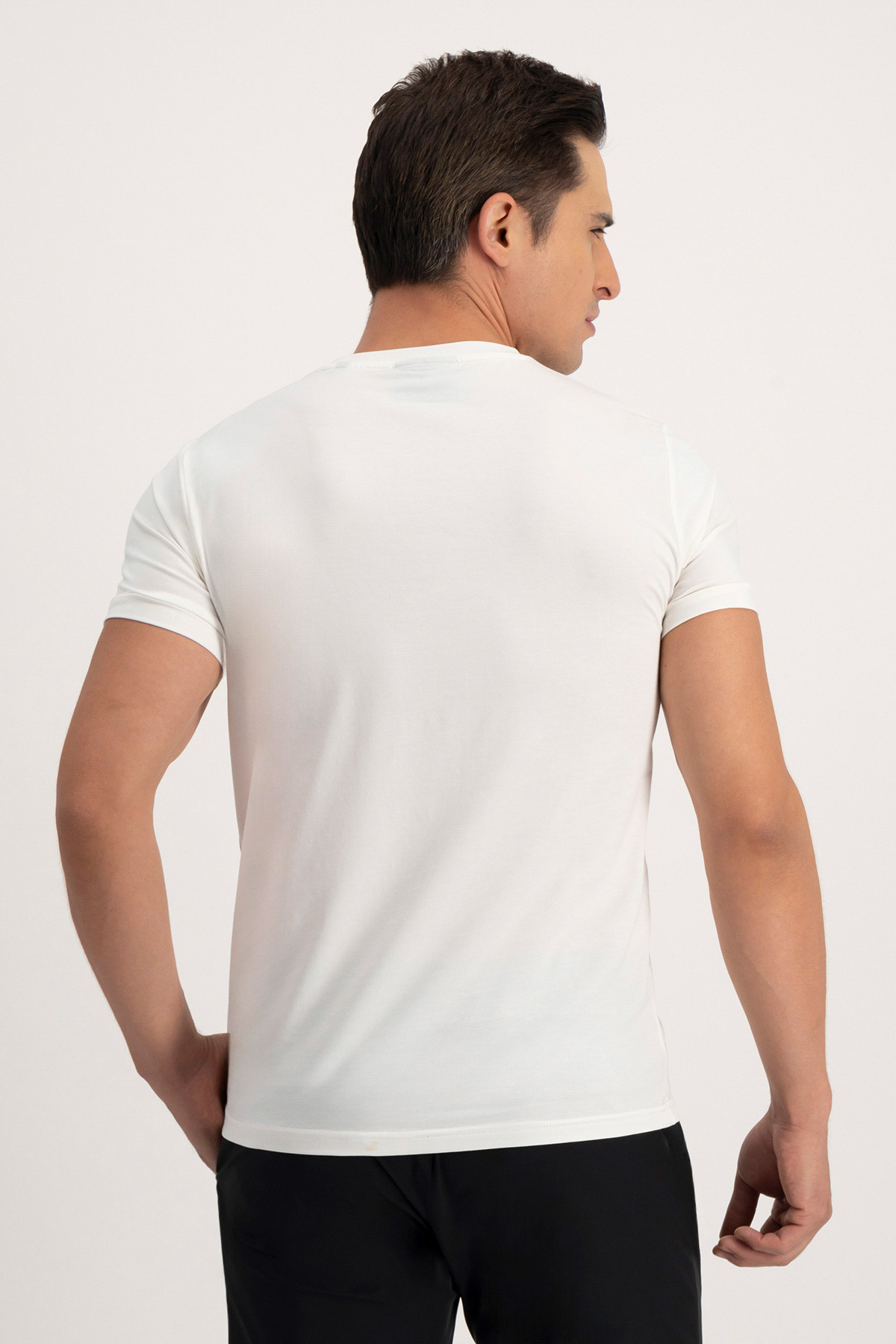 Playera ANATOMIC TECHNOLOGY Roberts Red Blanco Slim Fit