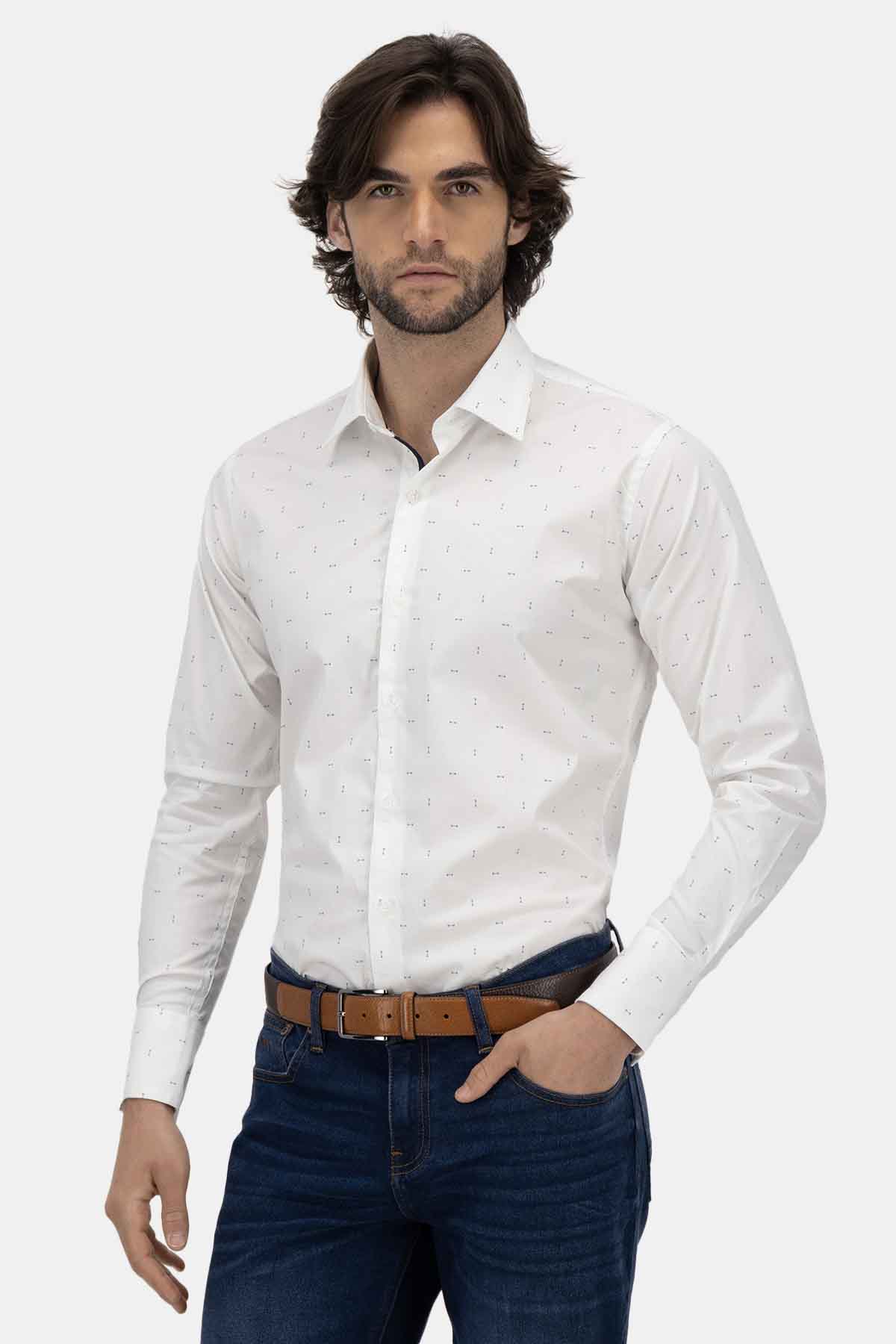 Camisa Comfort Cotton Roberts Red Slim Fit